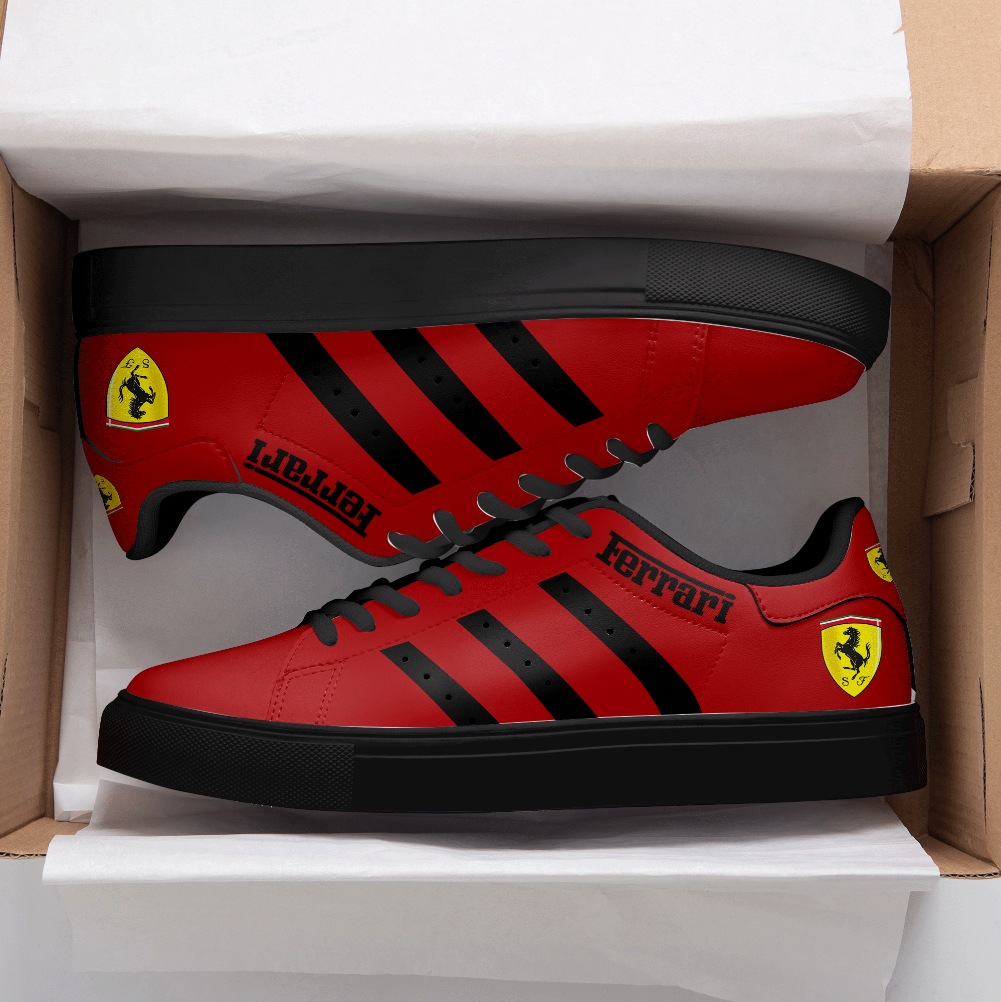 FERRARI Sneakers Shoes Ver 2 - Famjoys FERRARI Sneakers Shoes Ver 2 - Famjoys