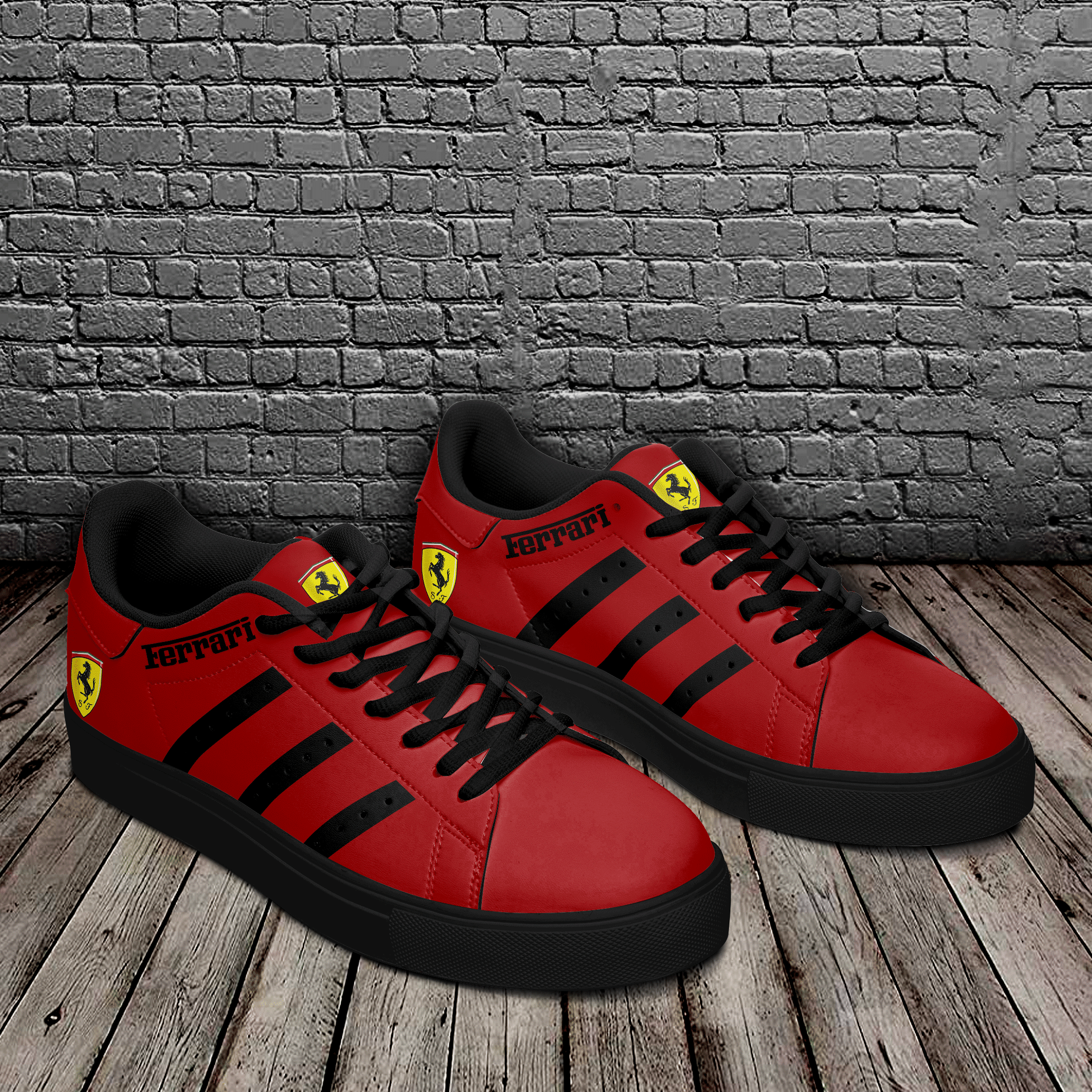 FERRARI Sneakers Shoes Ver 2 - Famjoys FERRARI Sneakers Shoes Ver 2 - Famjoys