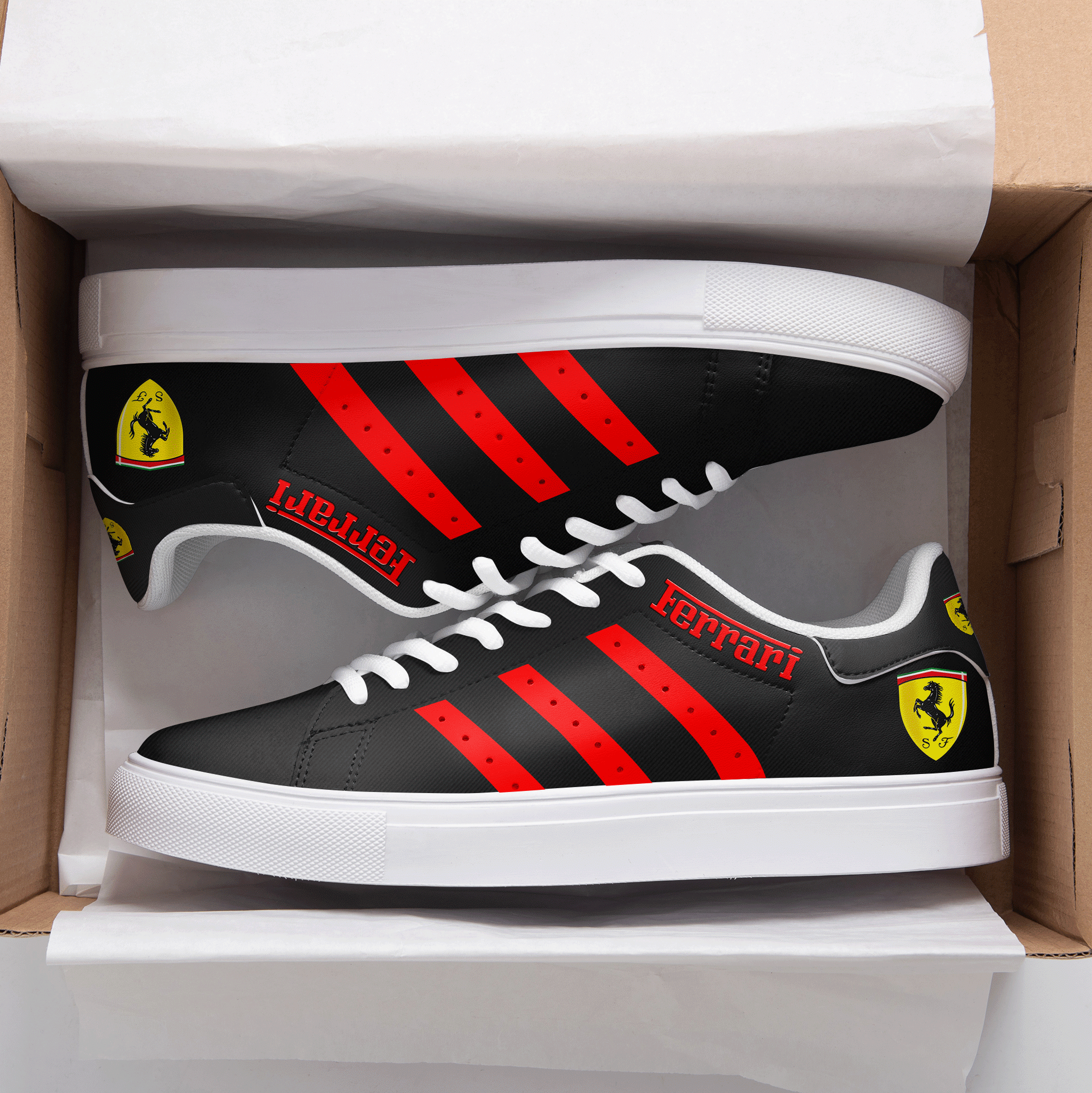 FERRARI Sneakers Shoes Ver 3 - Famjoys FERRARI Sneakers Shoes Ver 3 - Famjoys