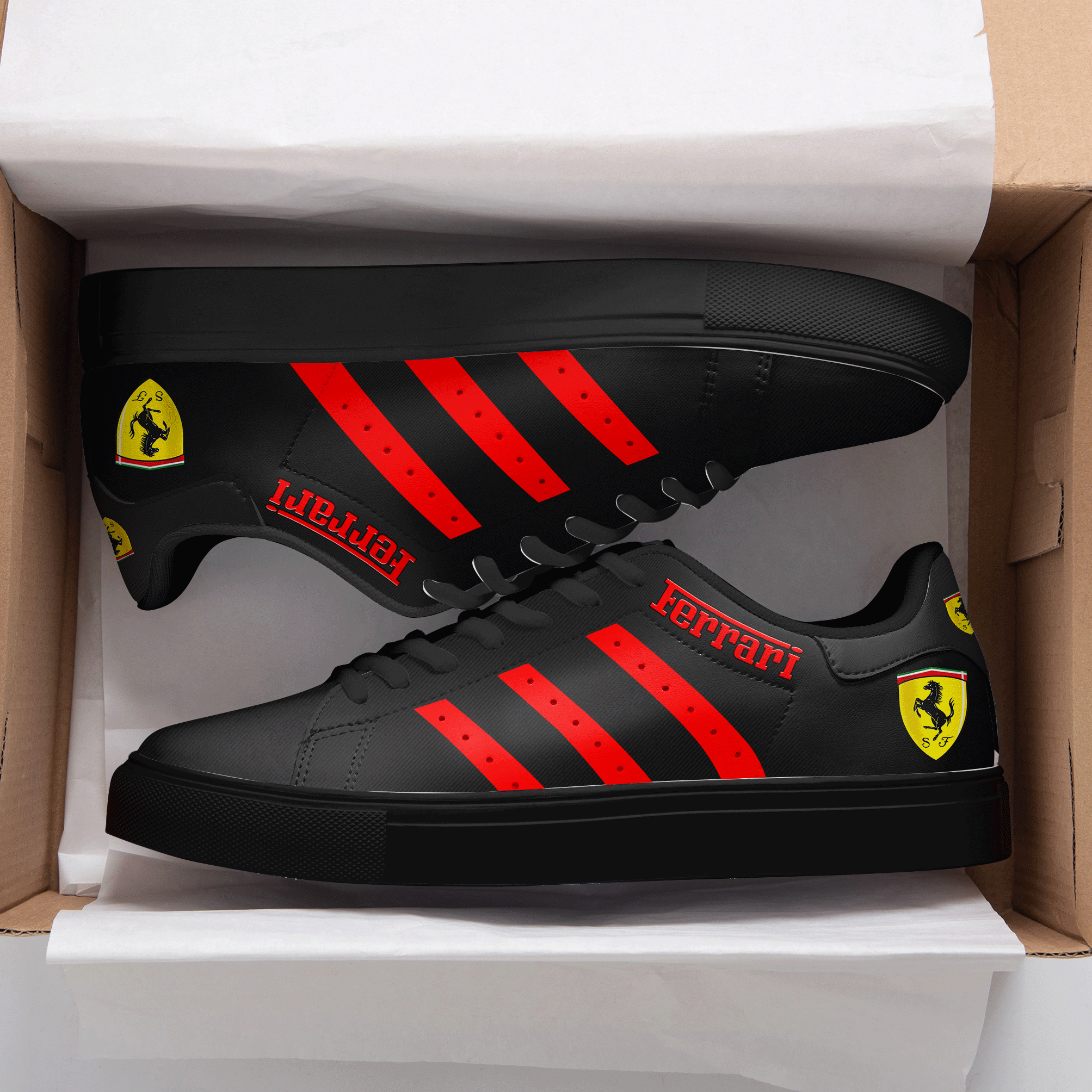 FERRARI Sneakers Shoes Ver 3 - Famjoys FERRARI Sneakers Shoes Ver 3 - Famjoys