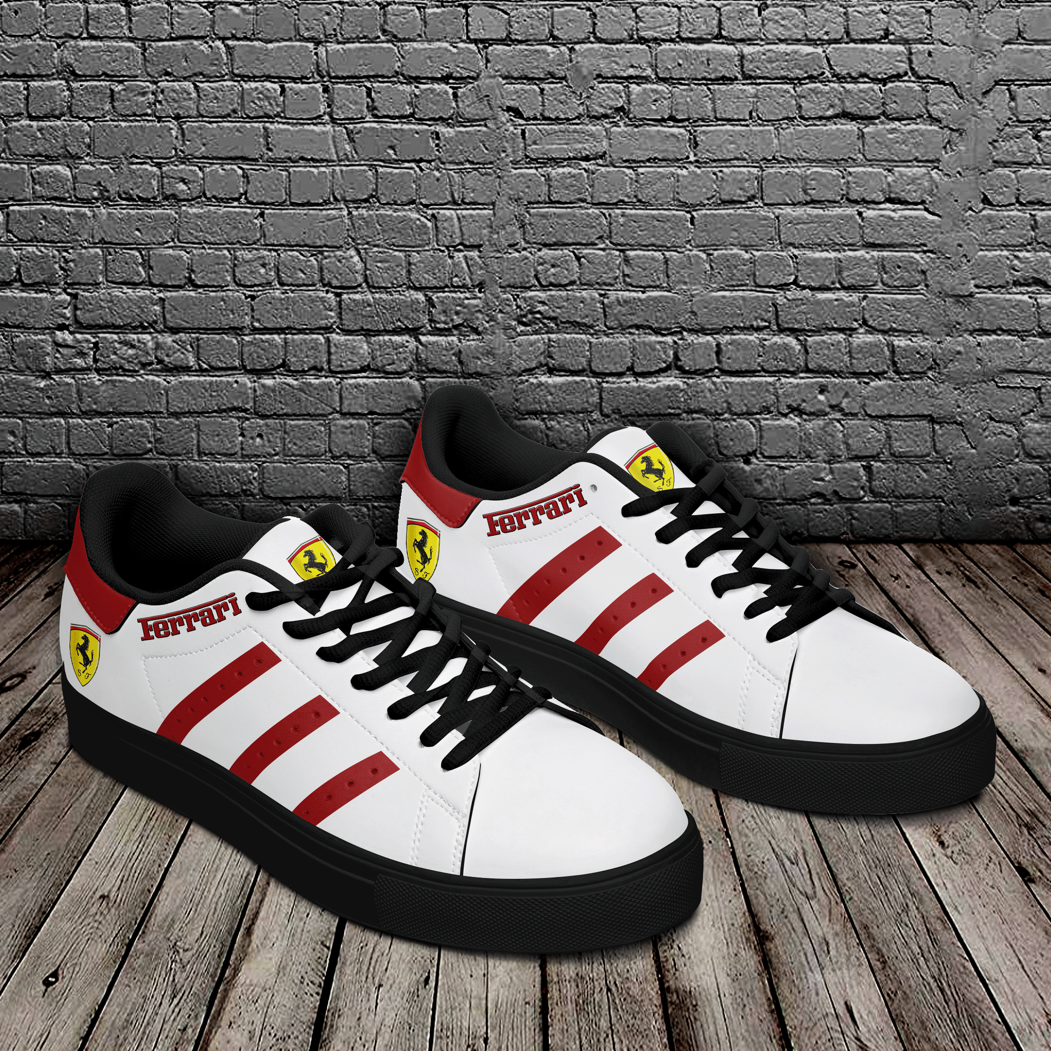 FERRARI Sneakers Shoes Ver 6 - Famjoys FERRARI Sneakers Shoes Ver 6 - Famjoys
