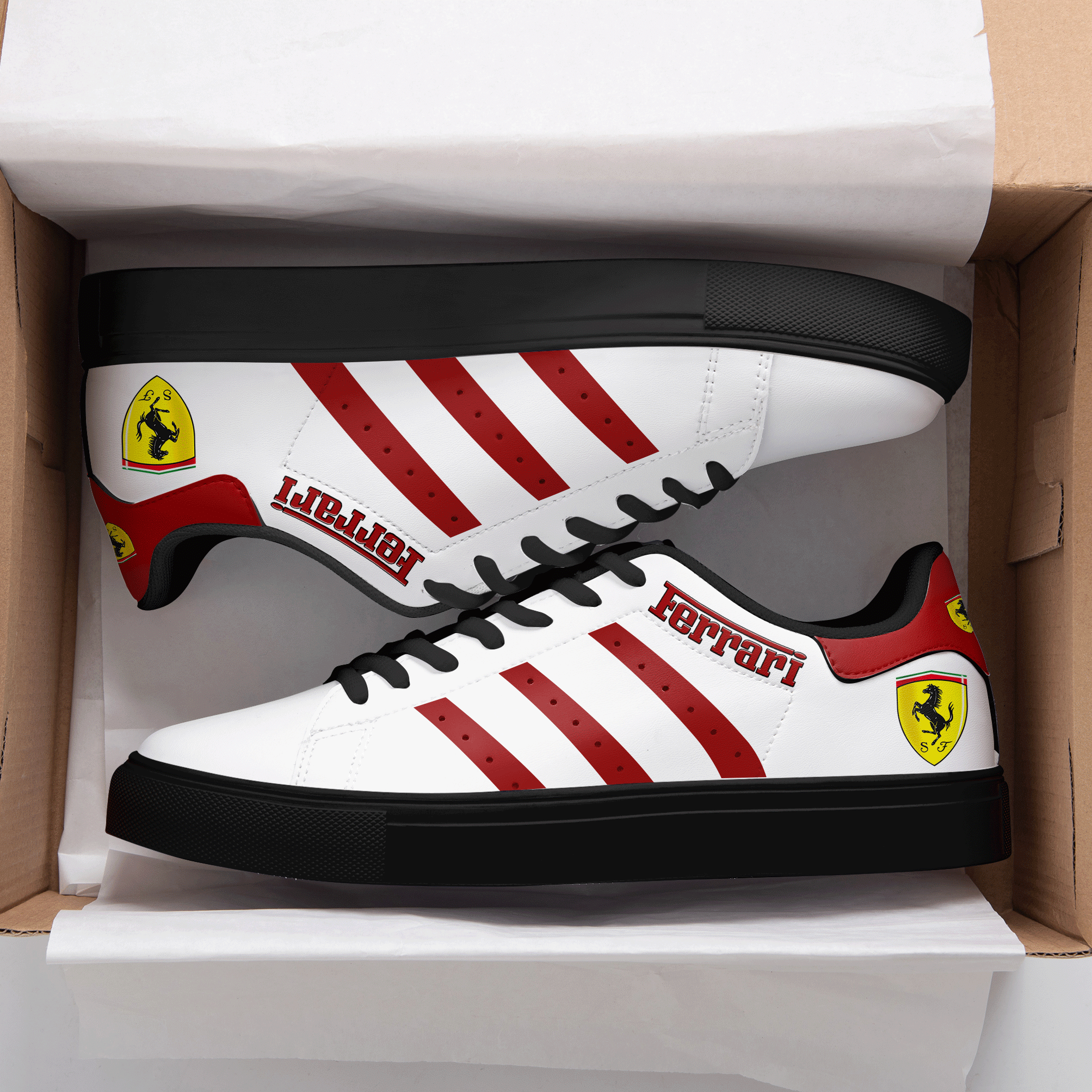 FERRARI Sneakers Shoes Ver 6 - Famjoys FERRARI Sneakers Shoes Ver 6 - Famjoys