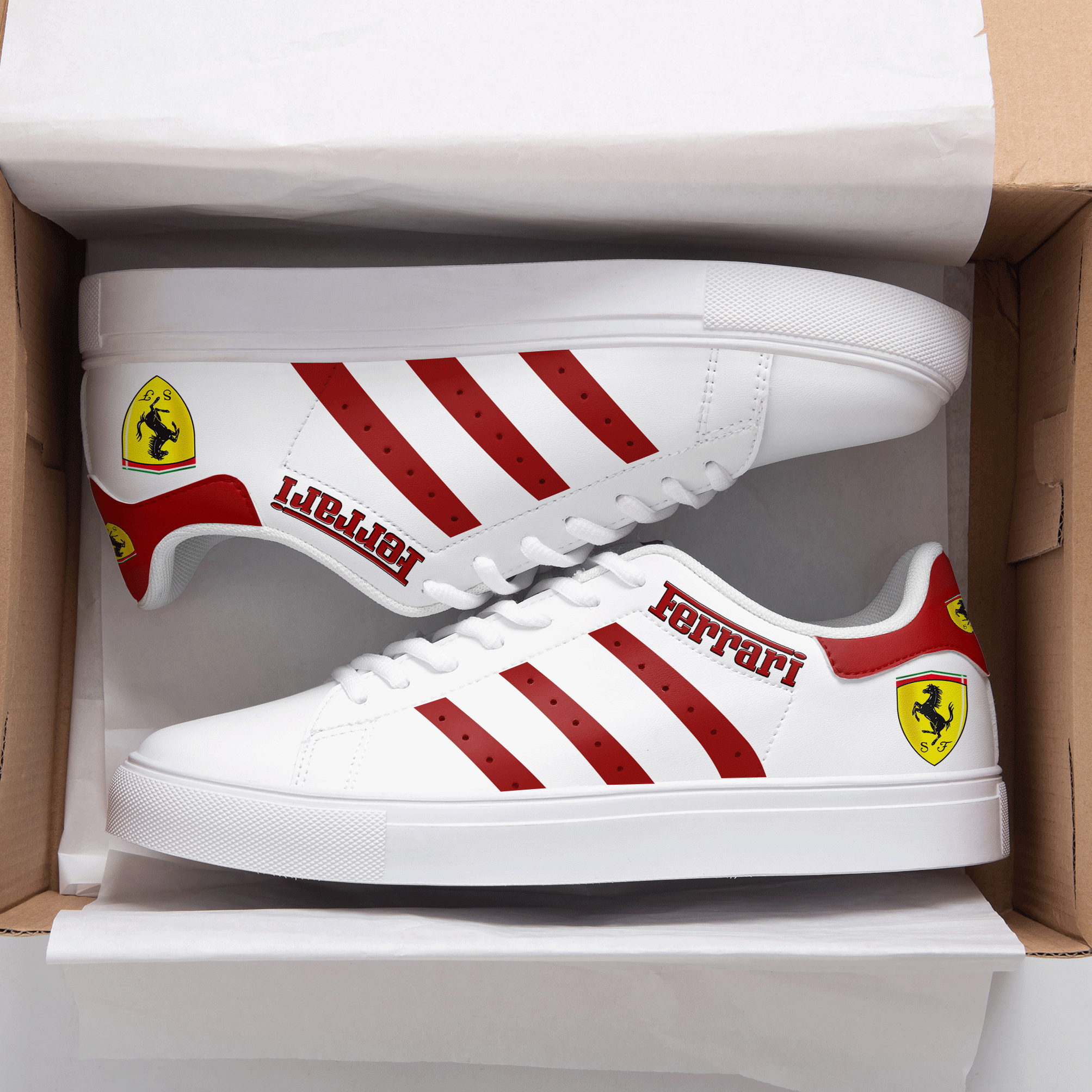 FERRARI Sneakers Shoes Ver 6 - Famjoys FERRARI Sneakers Shoes Ver 6 - Famjoys