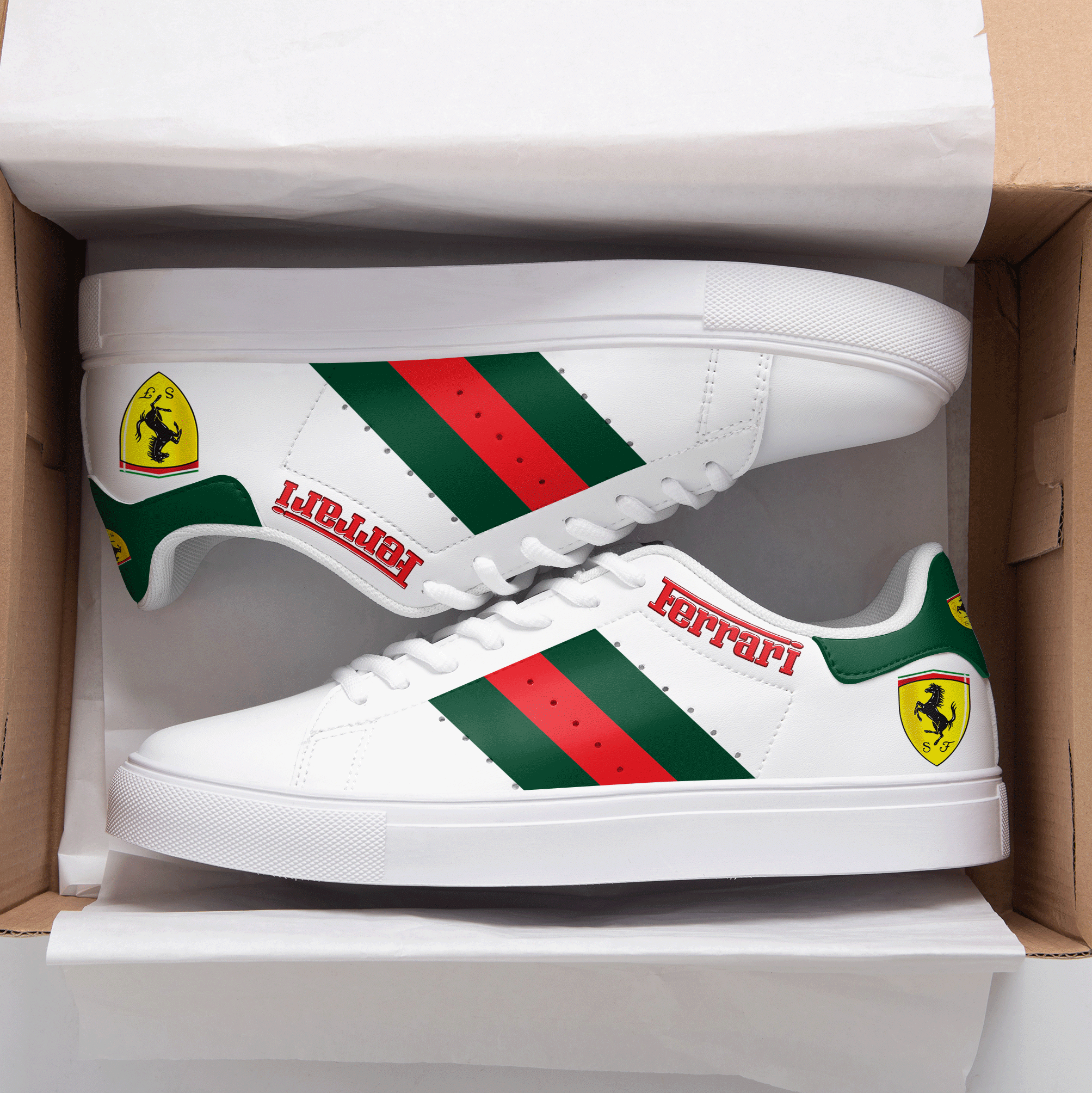 FERRARI Sneakers Shoes Ver 9 - Famjoys FERRARI Sneakers Shoes Ver 9 - Famjoys