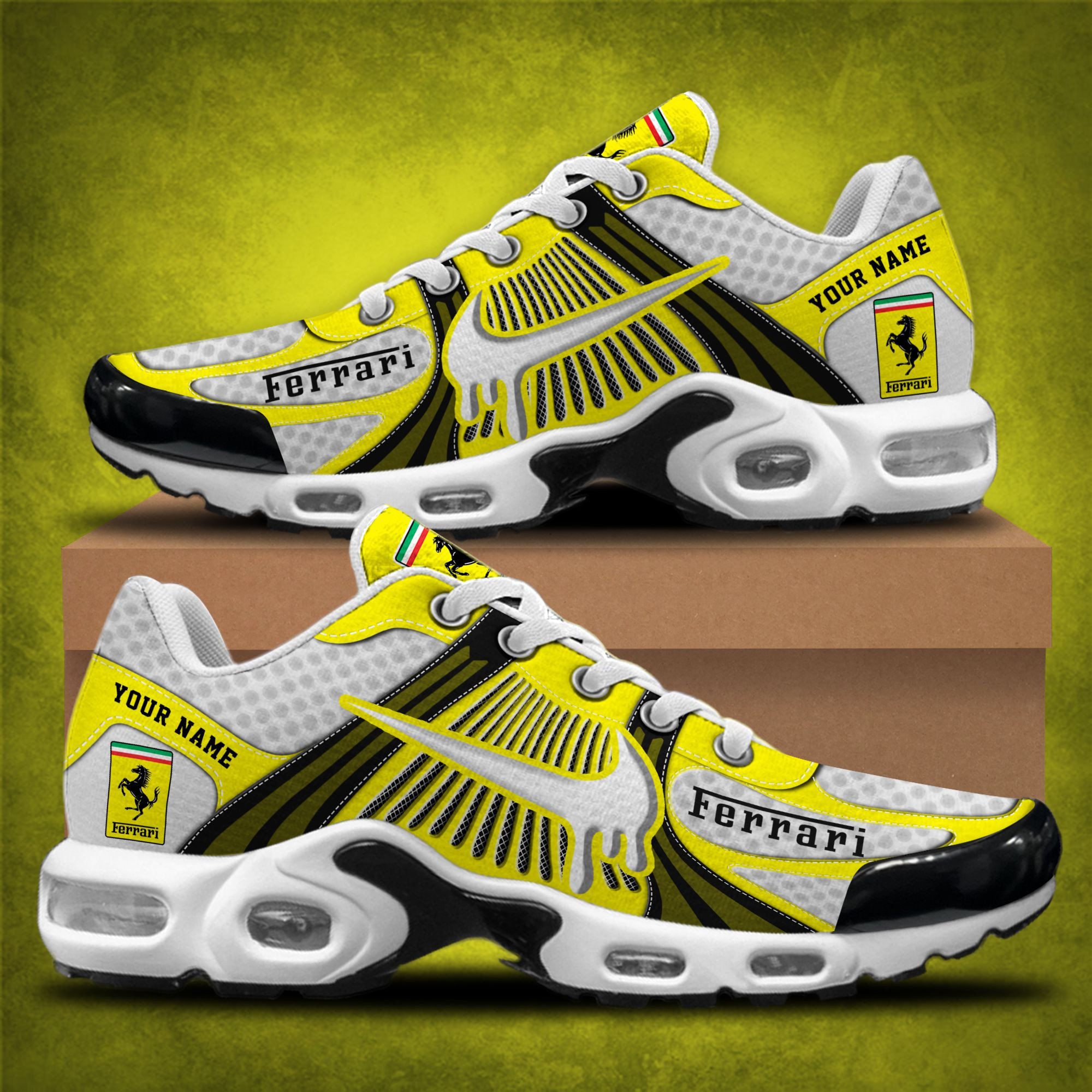 Ferrari TN Shoes Sneakers For Men And Women - Famjoys Ferrari TN Shoes Sneakers For Men And Women - Famjoys