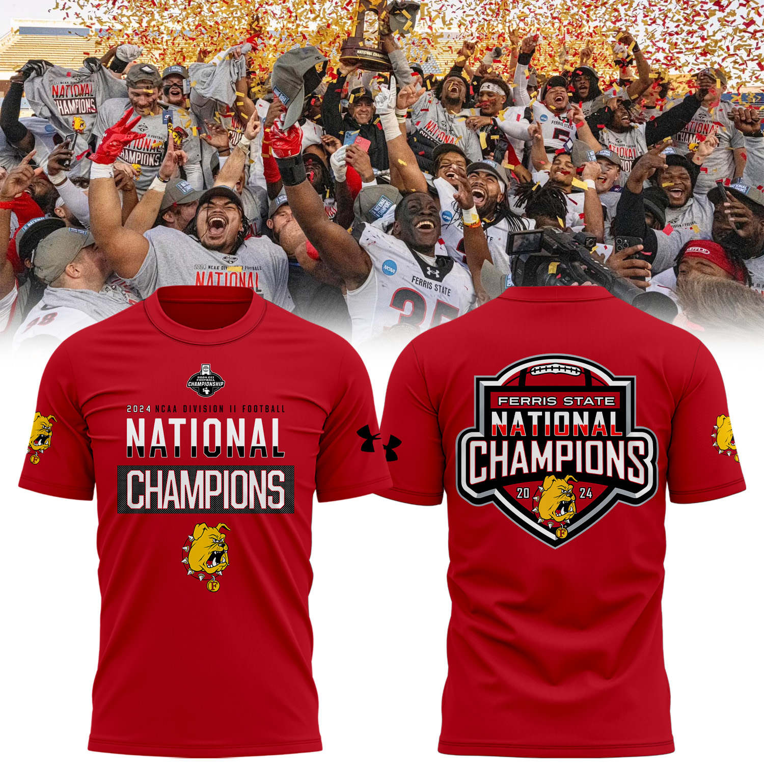 Ferris State Football Champions Hoodie - Famjoys Ferris State Football Champions Hoodie - Famjoys