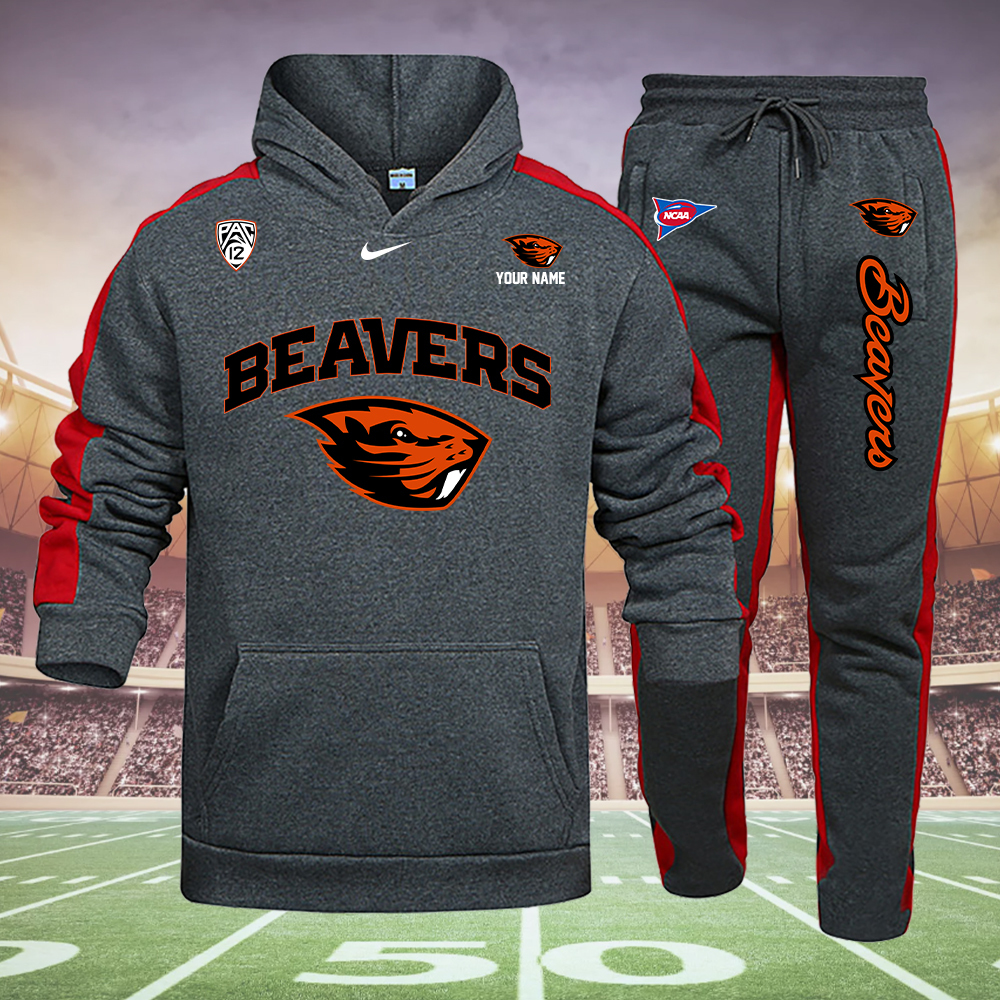 FFBLPC2920-BEAVER Hoodie Set - Famjoys FFBLPC2920-BEAVER Hoodie Set - Famjoys