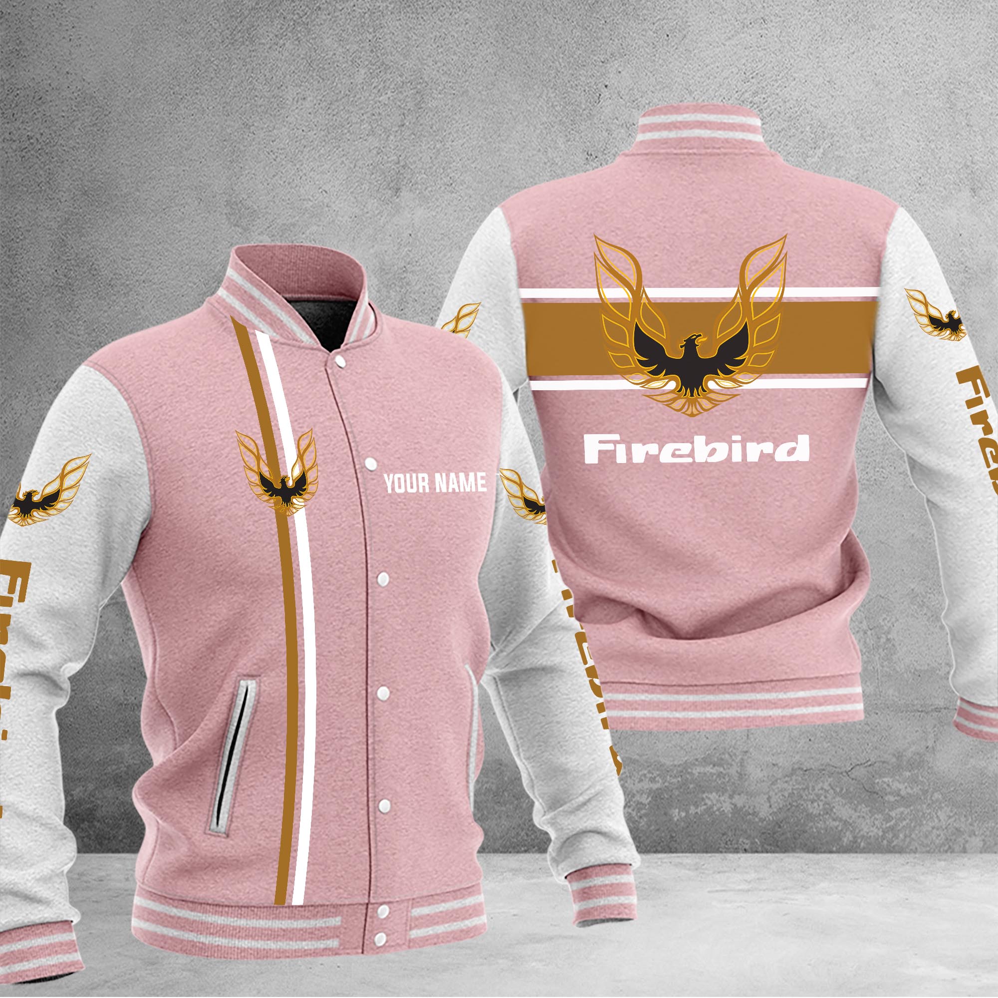 Firebird Pontiac Baseball Jacket - Famjoys Firebird Pontiac Baseball Jacket - Famjoys