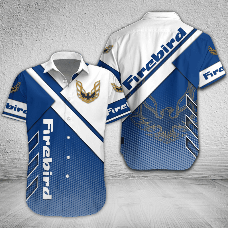 Firebird Pontiac Button Shirt Custom Name, Multicolor - Famjoys Firebird Pontiac Button Shirt Custom Name, Multicolor - Famjoys