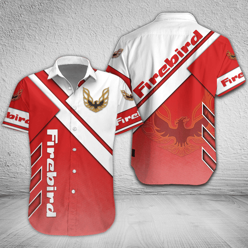 Firebird Pontiac Button Shirt Custom Name, Multicolor - Famjoys Firebird Pontiac Button Shirt Custom Name, Multicolor - Famjoys