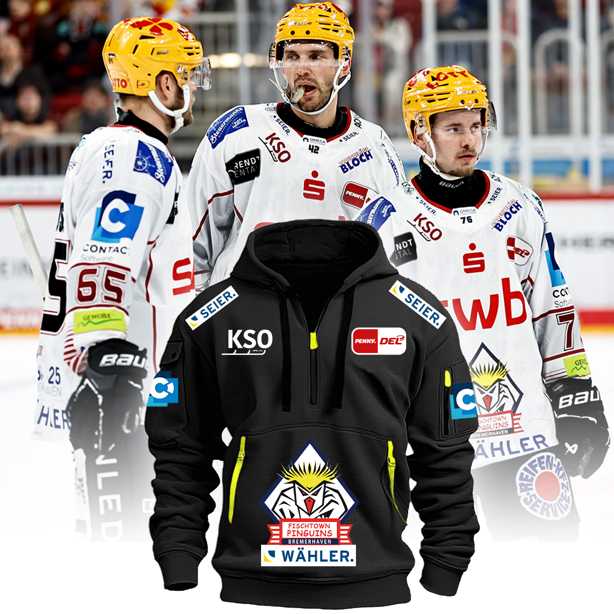 Fischtown Pinguins New 2024/2025 Hoodie - Famjoys Fischtown Pinguins New 2024/2025 Hoodie - Famjoys