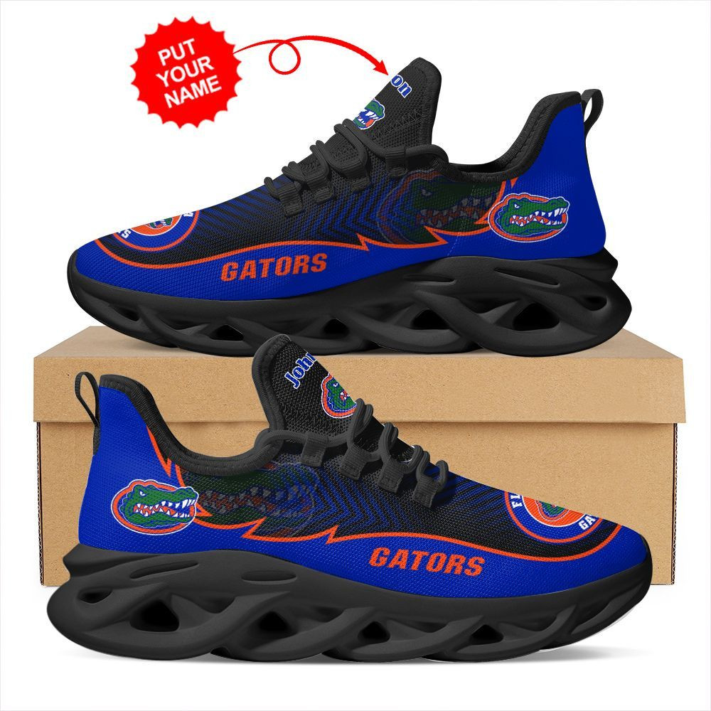 Florida Gators Custom Name Personalized Max Soul Sneakers Shoes - Famjoys Florida Gators Custom Name Personalized Max Soul Sneakers Shoes - Famjoys