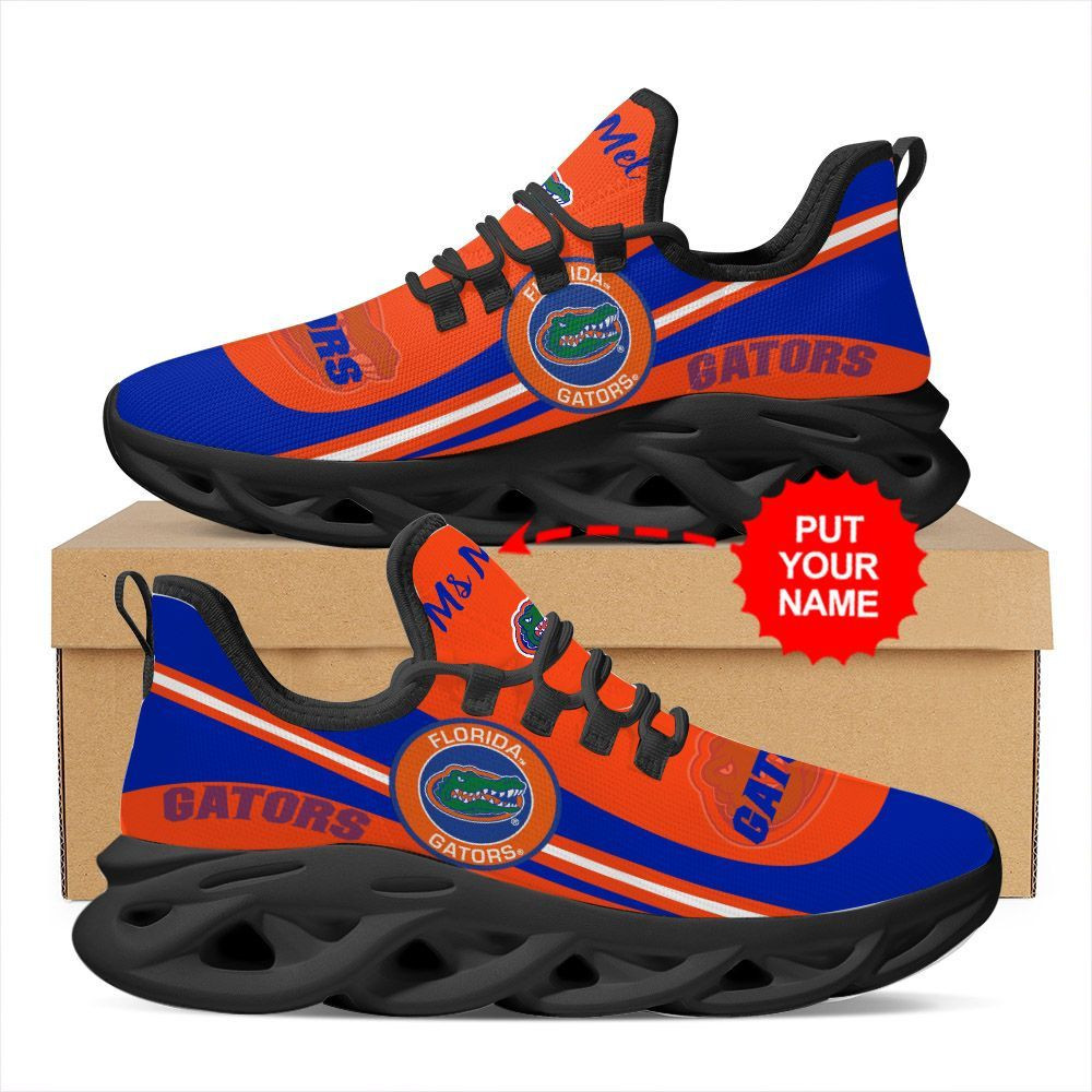 Florida Gators Custom Name Personalized Max Soul Sneakers Shoes - Famjoys Florida Gators Custom Name Personalized Max Soul Sneakers Shoes - Famjoys