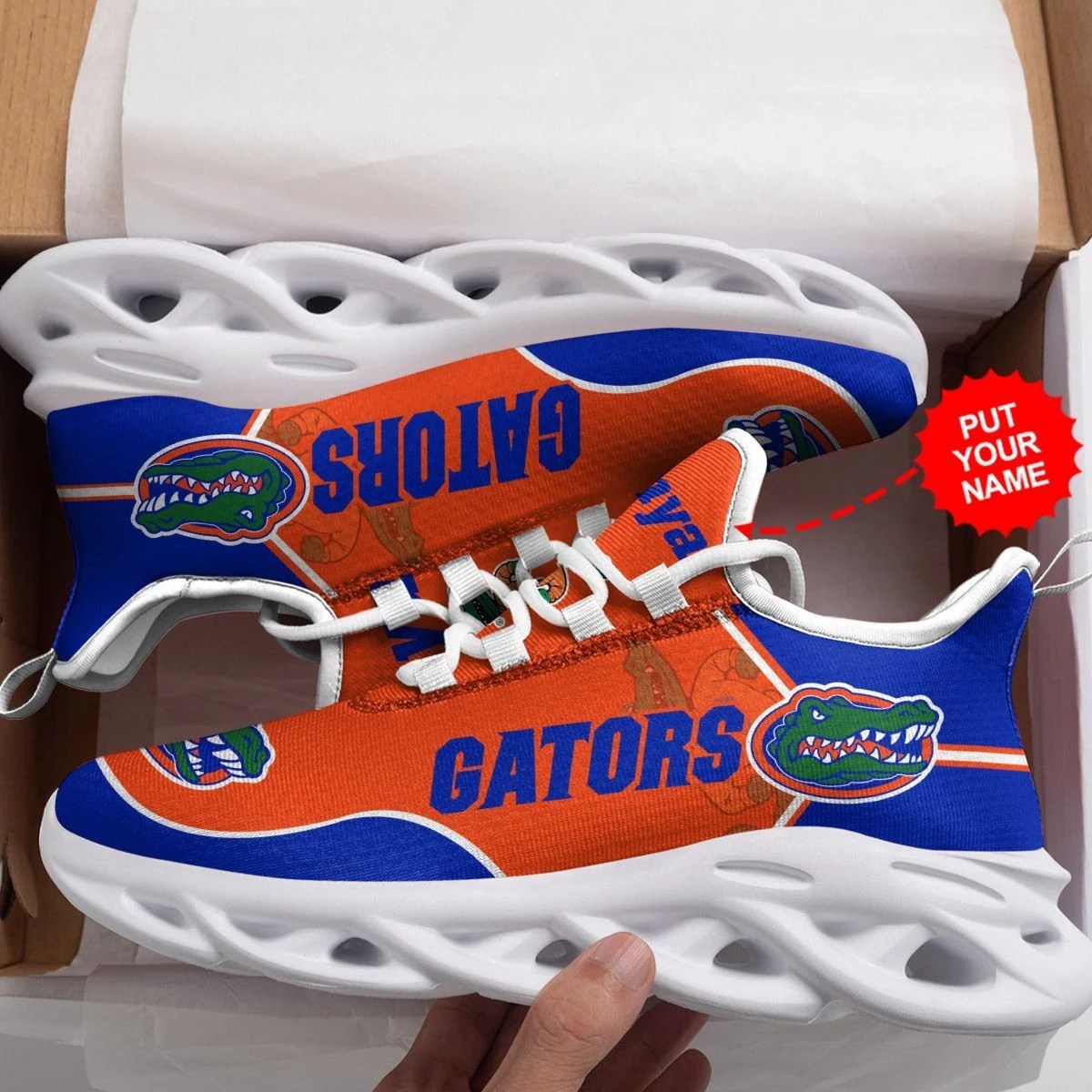Florida Gators Custom Personalized Max Soul Sneakers Shoes - Famjoys Florida Gators Custom Personalized Max Soul Sneakers Shoes - Famjoys