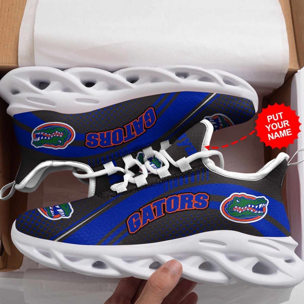 Florida Gators Custom Personalized Max Soul Sneakers Shoes - Famjoys Florida Gators Custom Personalized Max Soul Sneakers Shoes - Famjoys