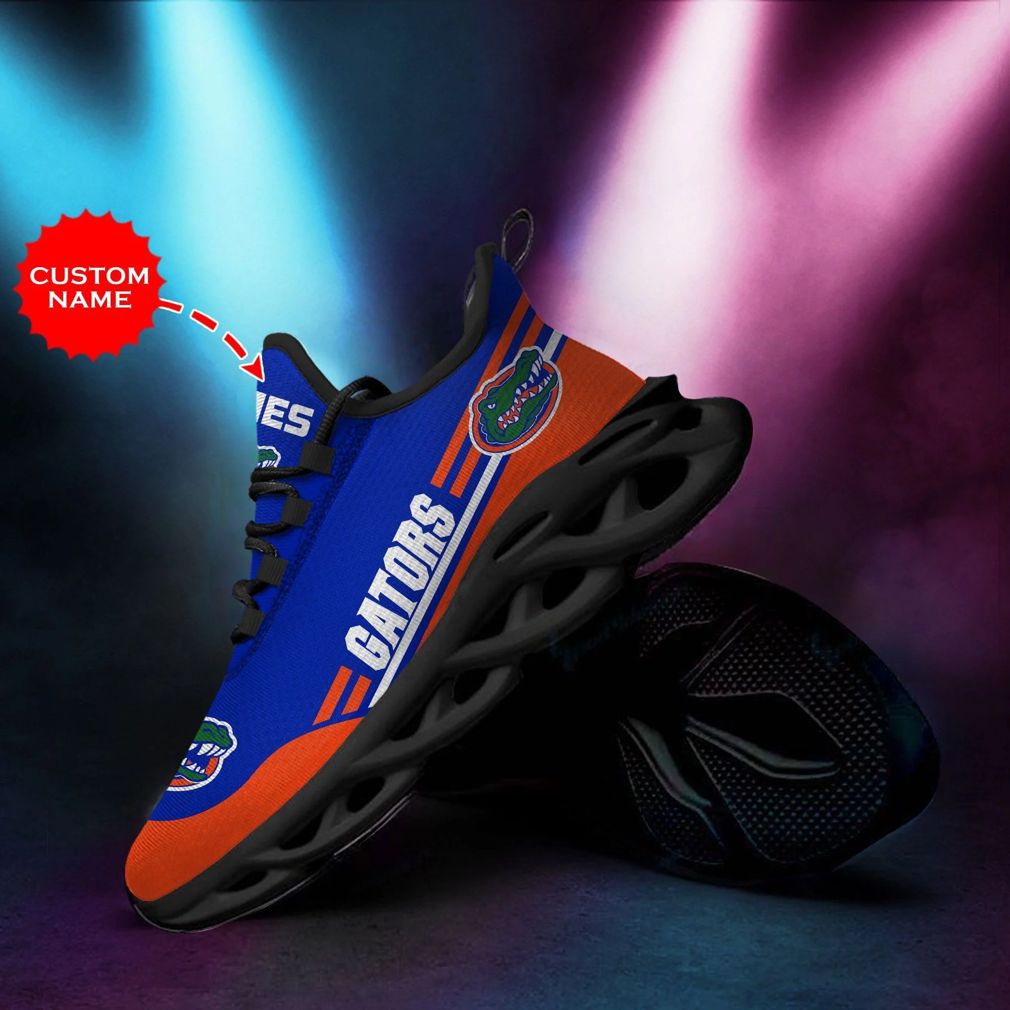 Florida Gators Custom Personalized Max Soul Sneakers Shoes - Famjoys Florida Gators Custom Personalized Max Soul Sneakers Shoes - Famjoys