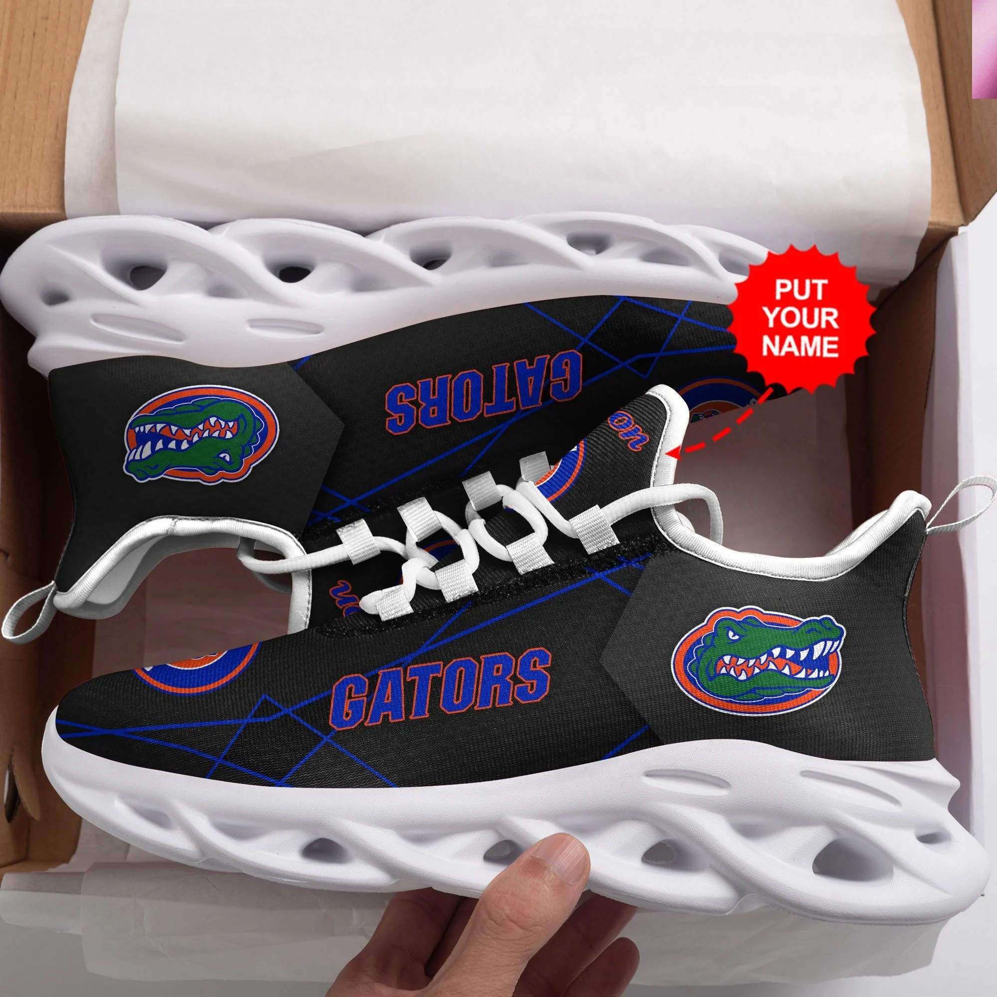 Florida Gators Custom Personalized Max Soul Sneakers Shoes - Famjoys Florida Gators Custom Personalized Max Soul Sneakers Shoes - Famjoys
