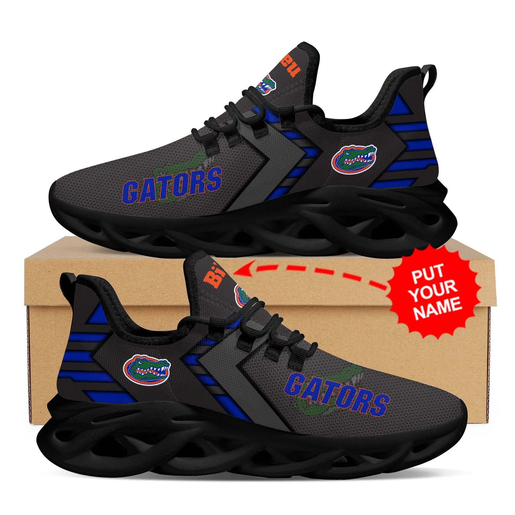 Florida Gators Custom Personalized Max Soul Sneakers Shoes - Famjoys Florida Gators Custom Personalized Max Soul Sneakers Shoes - Famjoys