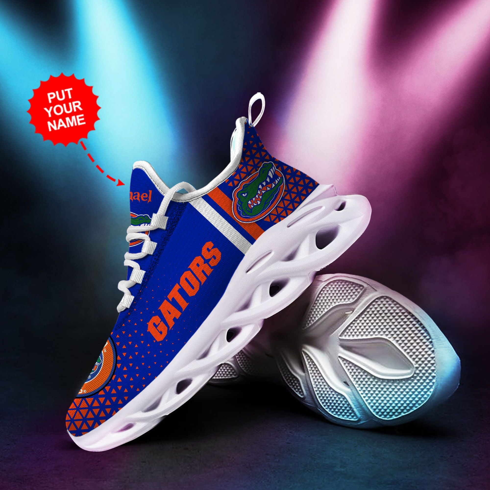 Florida Gators Custom Personalized Max Soul Sneakers Shoes - Famjoys Florida Gators Custom Personalized Max Soul Sneakers Shoes - Famjoys