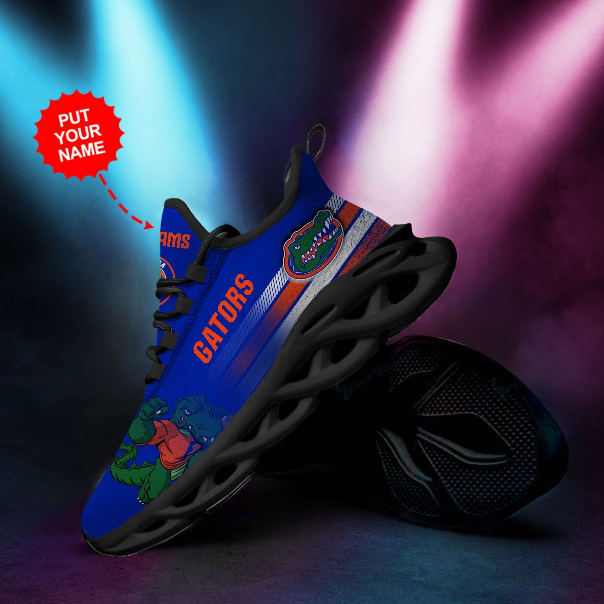 Florida Gators Custom Personalized Max Soul Sneakers Shoes - Famjoys Florida Gators Custom Personalized Max Soul Sneakers Shoes - Famjoys