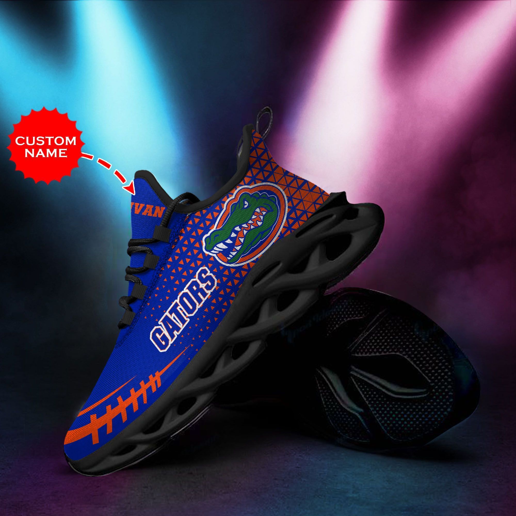 Florida Gators Custom Personalized Max Soul Sneakers Shoes - Famjoys Florida Gators Custom Personalized Max Soul Sneakers Shoes - Famjoys
