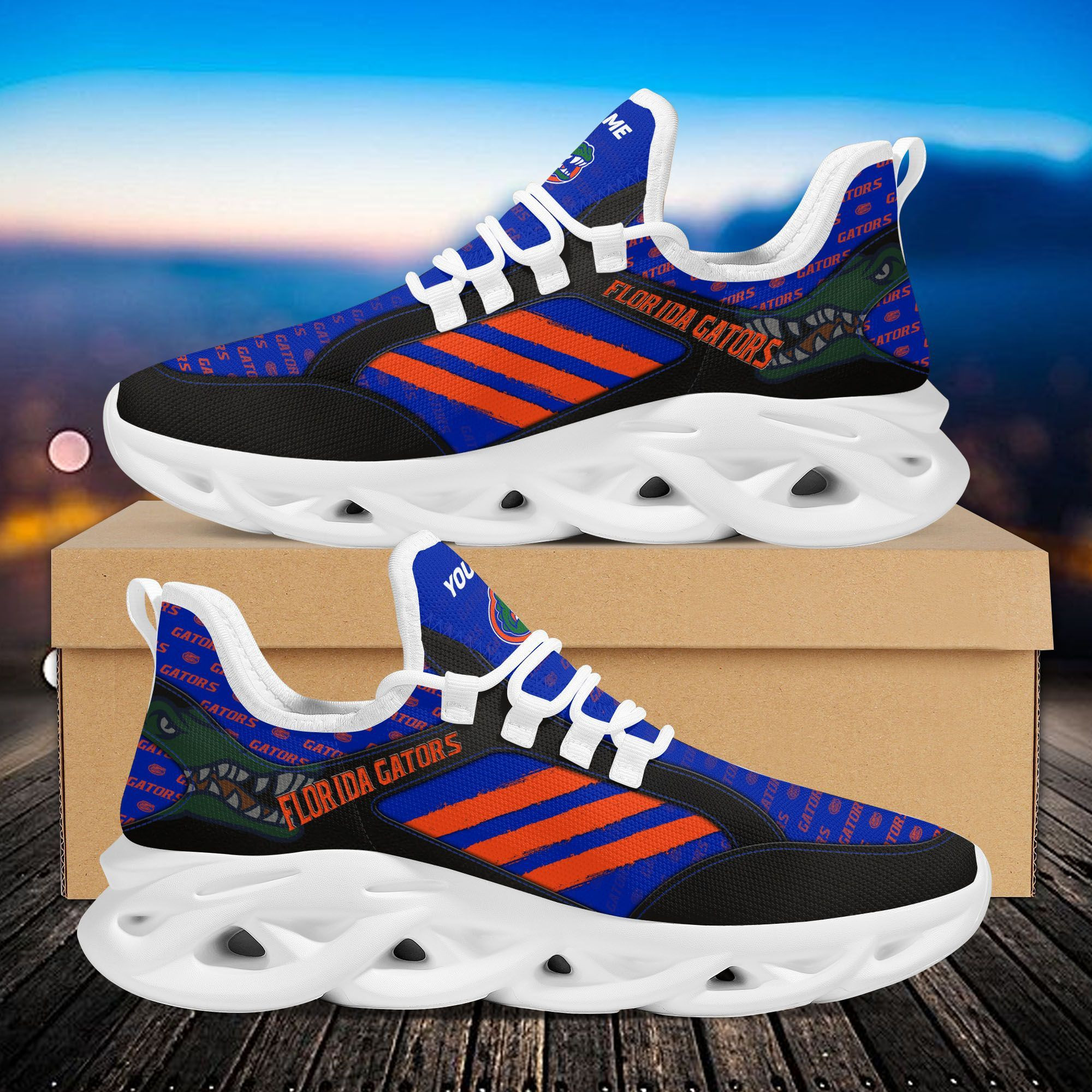 Florida Gators Custom Personalized Max Soul Sneakers Shoes University of Florida - Famjoys Florida Gators Custom Personalized Max Soul Sneakers Shoes University of Florida - Famjoys