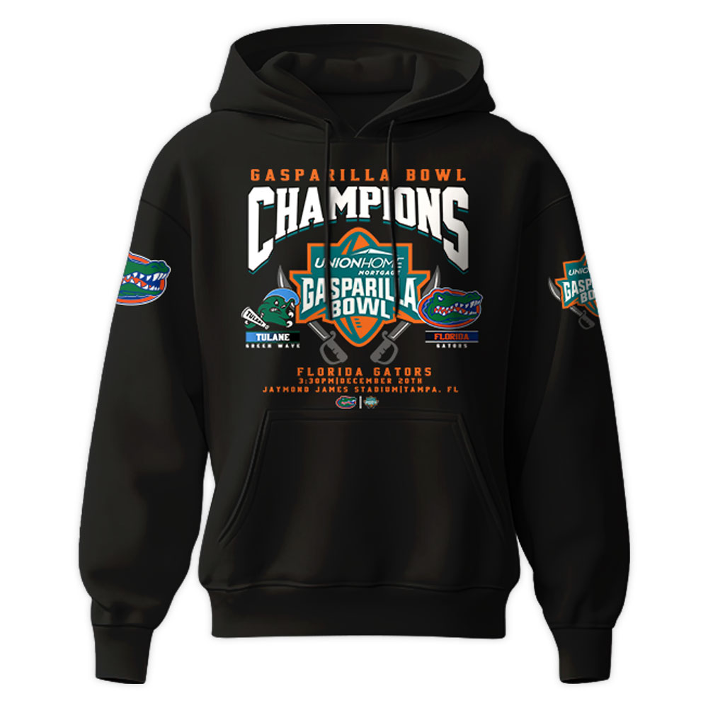 Florida Gators Gasparilla Bowl Champion Hoodie - Famjoys Florida Gators Gasparilla Bowl Champion Hoodie - Famjoys
