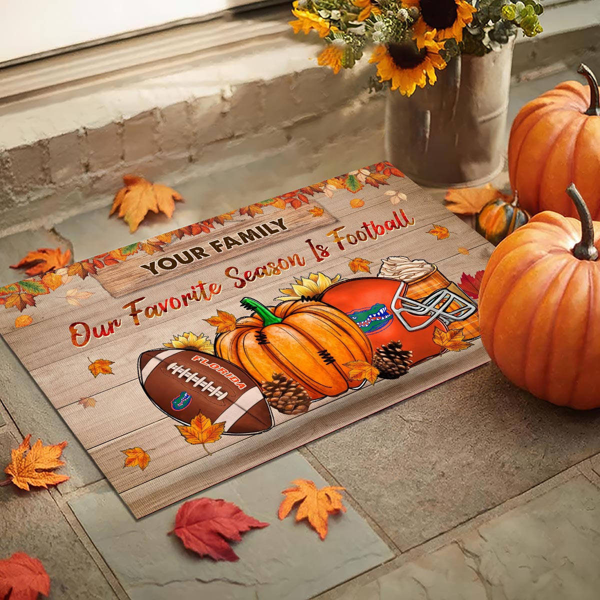 Florida Gators Our Favorite Season is Football Doormat - Famjoys Florida Gators Our Favorite Season is Football Doormat - Famjoys