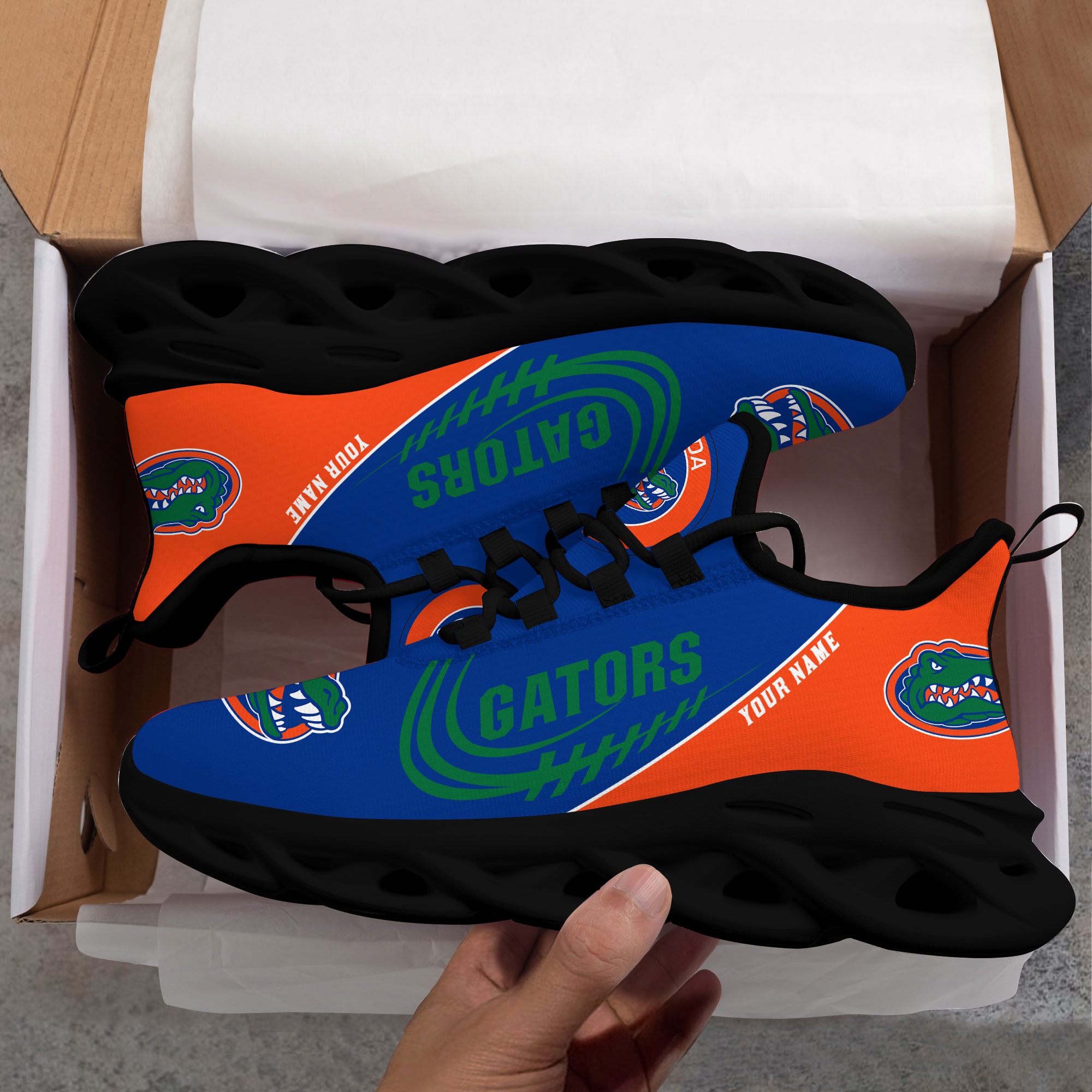 Florida Gators PERSONALIZED MAX SOUL SHOES T1 - Famjoys Florida Gators PERSONALIZED MAX SOUL SHOES T1 - Famjoys