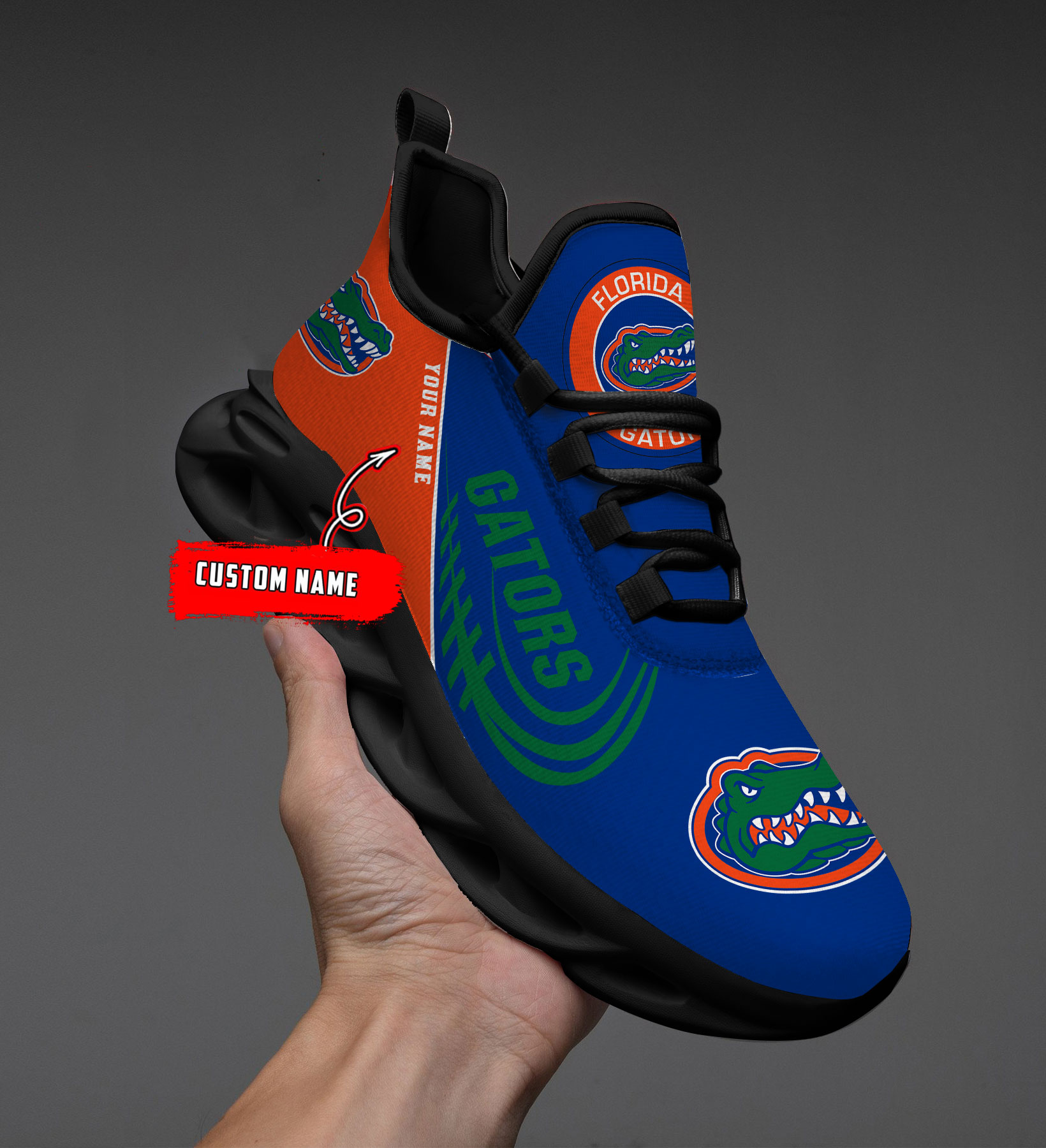 Florida Gators PERSONALIZED MAX SOUL SHOES T1 - Famjoys Florida Gators PERSONALIZED MAX SOUL SHOES T1 - Famjoys