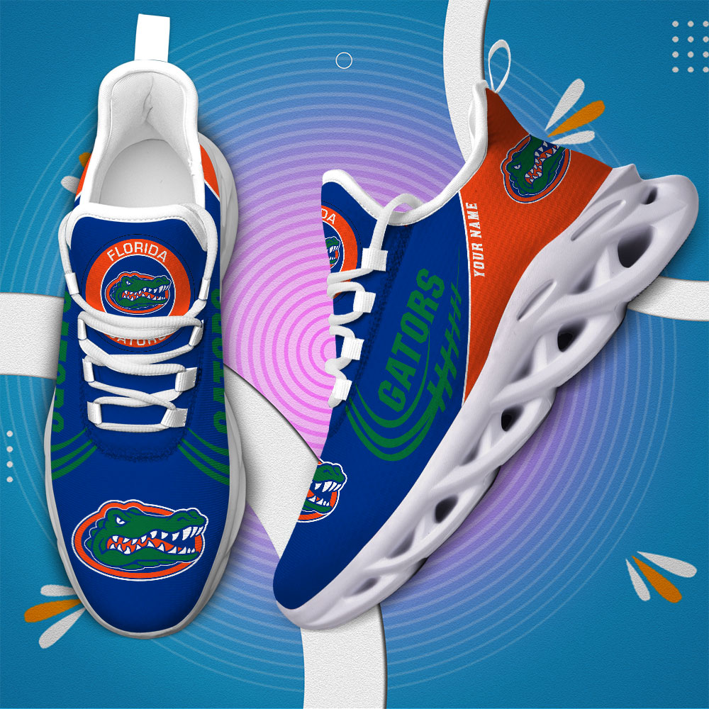 Florida Gators PERSONALIZED MAX SOUL SHOES T1 - Famjoys Florida Gators PERSONALIZED MAX SOUL SHOES T1 - Famjoys