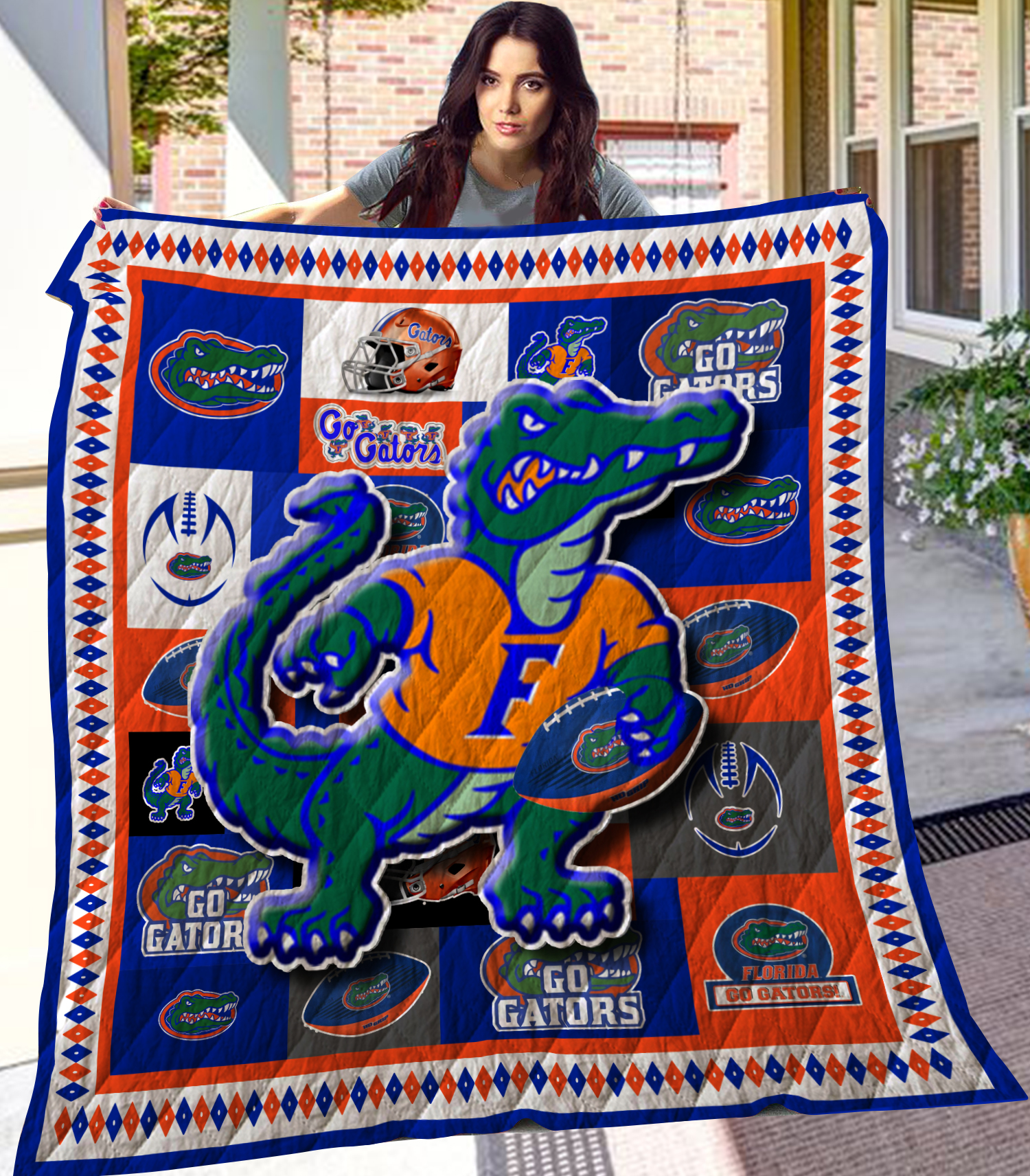 Florida Gators Quilt Blanket - Famjoys Florida Gators Quilt Blanket - Famjoys