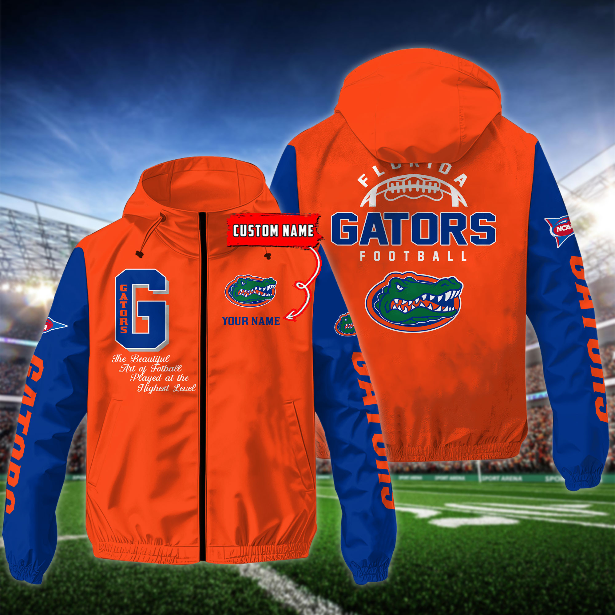 Florida Gators Windbreaker Outdoor Jacket - Famjoys Florida Gators Windbreaker Outdoor Jacket - Famjoys