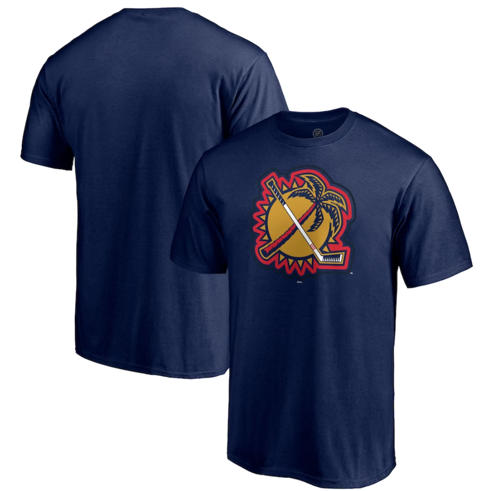 Florida Panthers   Branded Navy  Secondary Logo TShirt