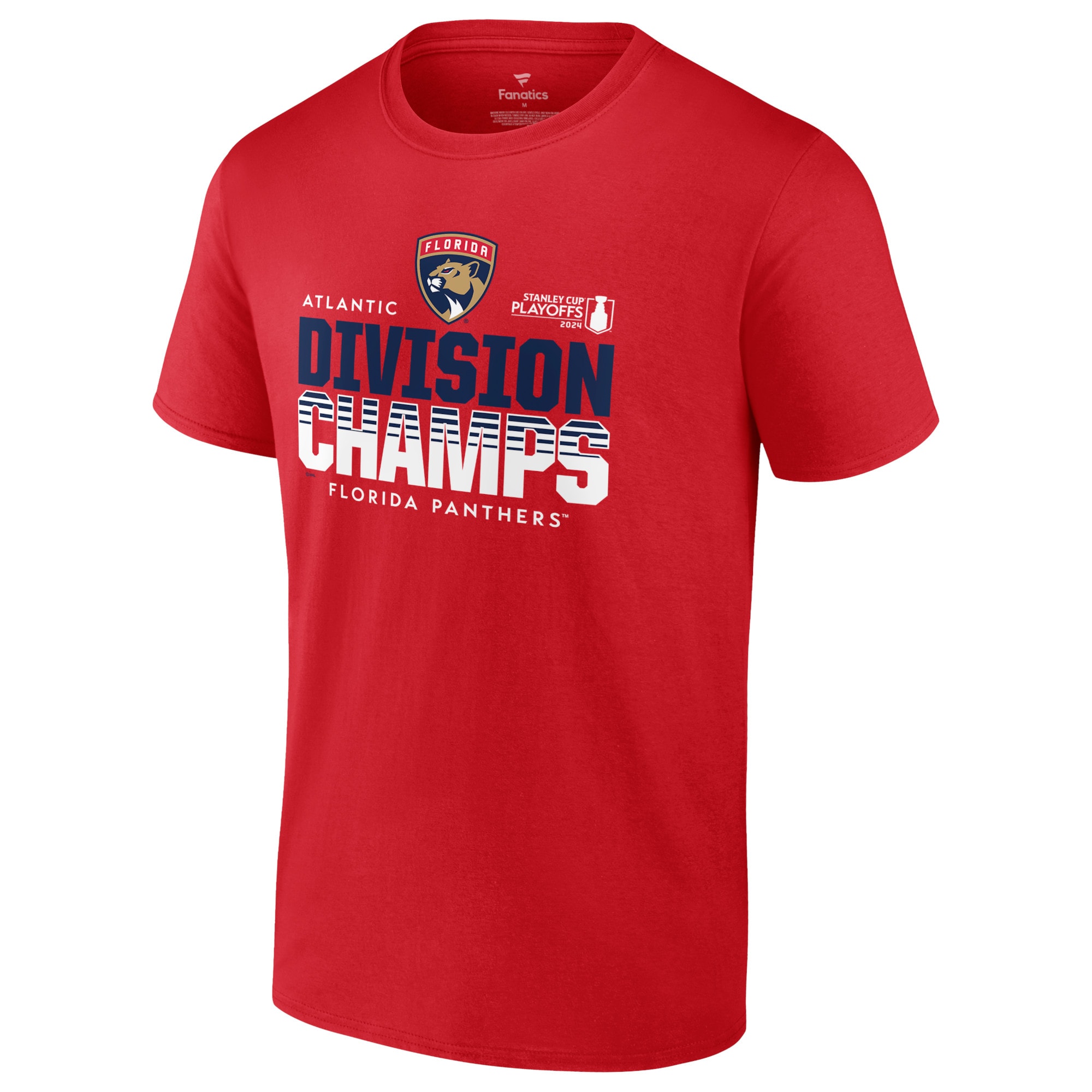 Florida Panthers Branded Red Atlantic Division Champions TShirt - Famjoys Florida Panthers Branded Red Atlantic Division Champions TShirt - Famjoys