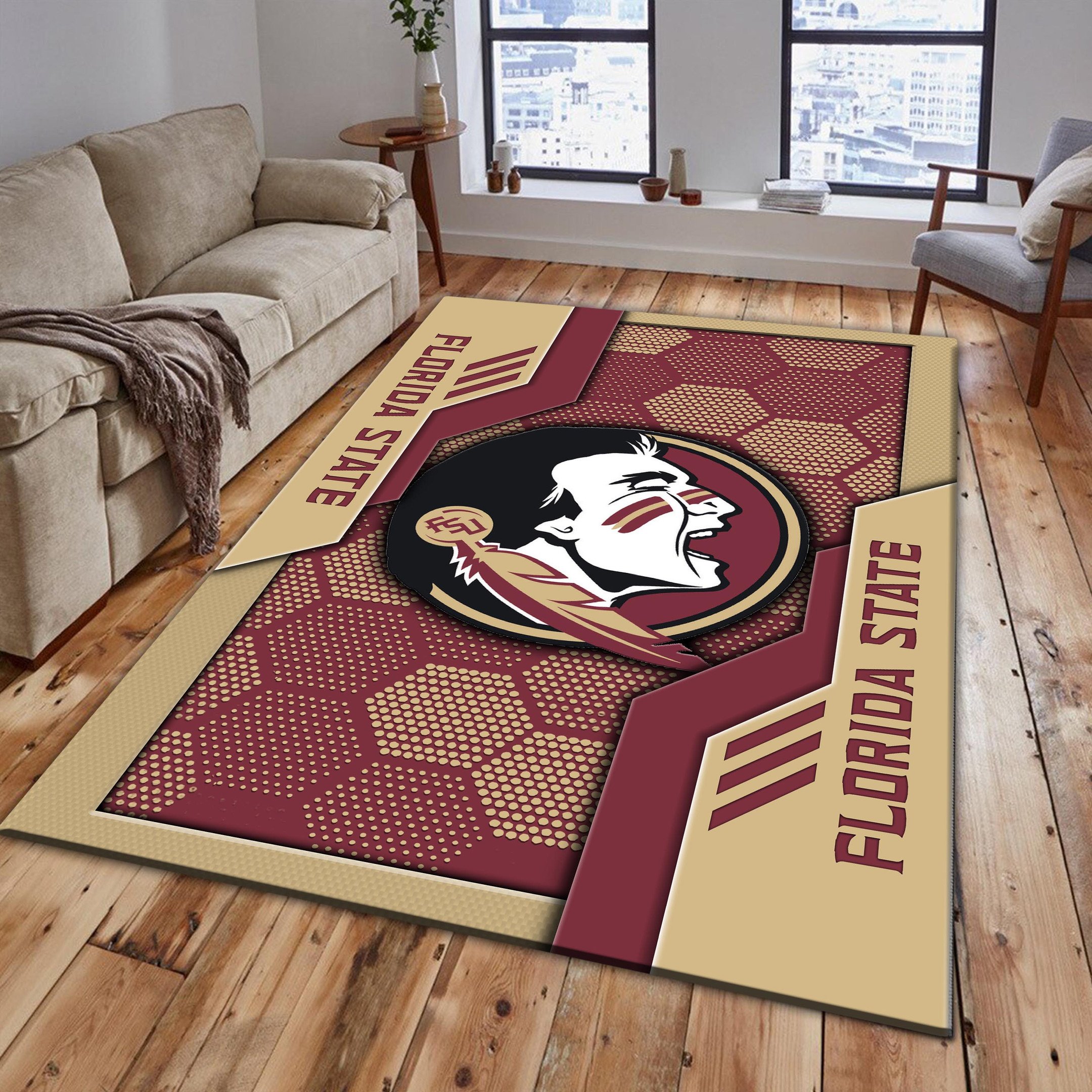 Florida State Seminoles Area Rugs 3806