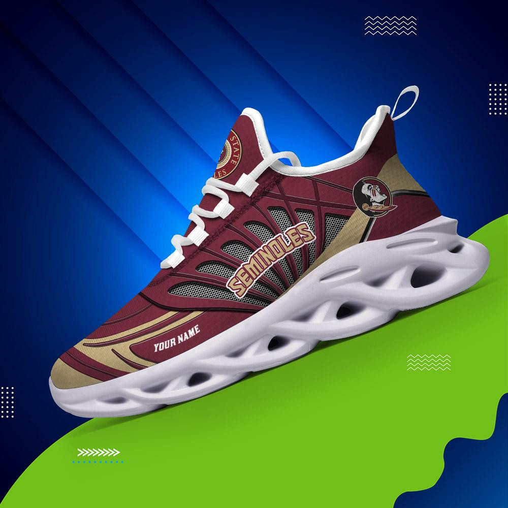 Florida State Seminoles Custom Name Max Soul Shoes - Famjoys Florida State Seminoles Custom Name Max Soul Shoes - Famjoys