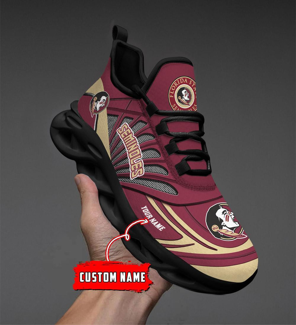 Florida State Seminoles Custom Name Max Soul Shoes - Famjoys Florida State Seminoles Custom Name Max Soul Shoes - Famjoys