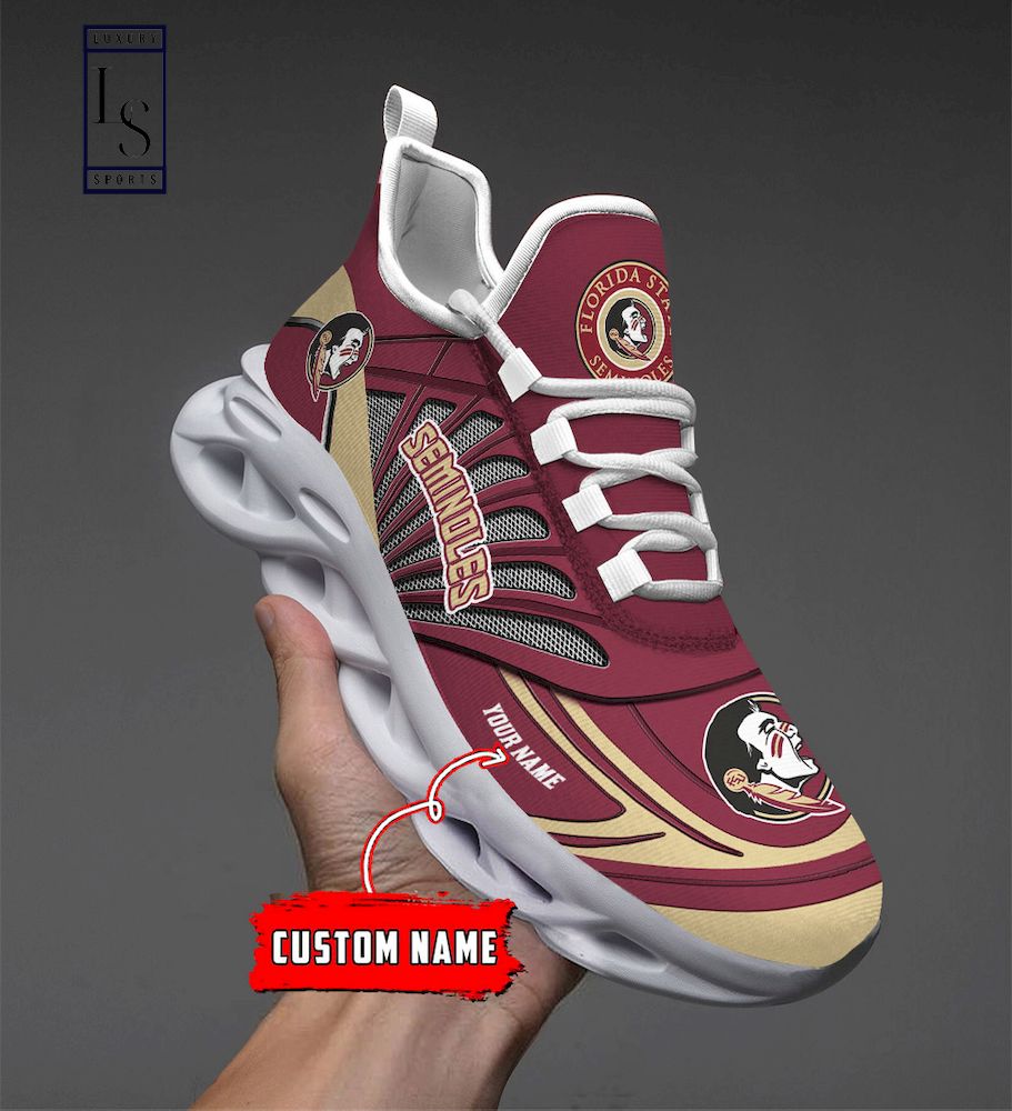 Florida State Seminoles Custom Name Max Soul Shoes - Famjoys Florida State Seminoles Custom Name Max Soul Shoes - Famjoys