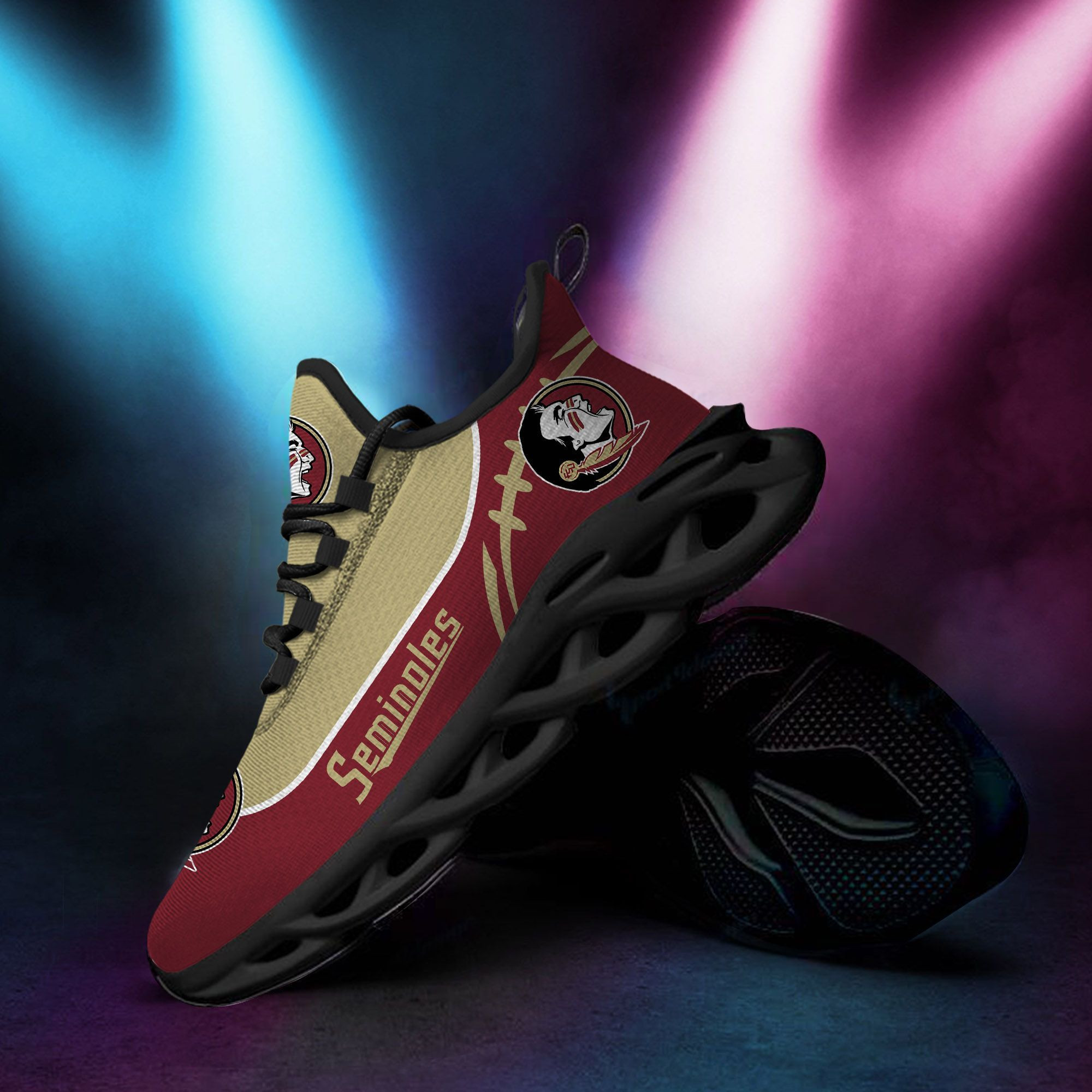 Florida State Seminoles Custom Personalized Max Soul Sneakers Shoes - Famjoys Florida State Seminoles Custom Personalized Max Soul Sneakers Shoes - Famjoys