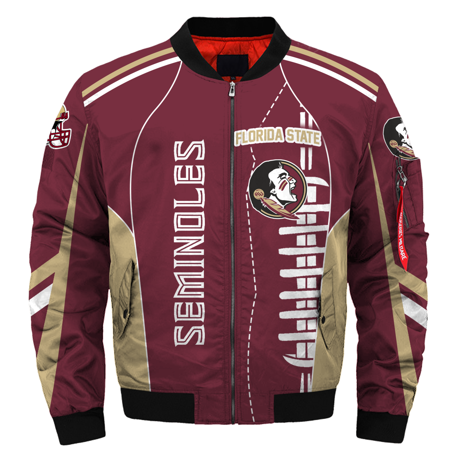 Florida State Seminoles Jacket 3D Printed - Famjoys Florida State Seminoles Jacket 3D Printed - Famjoys
