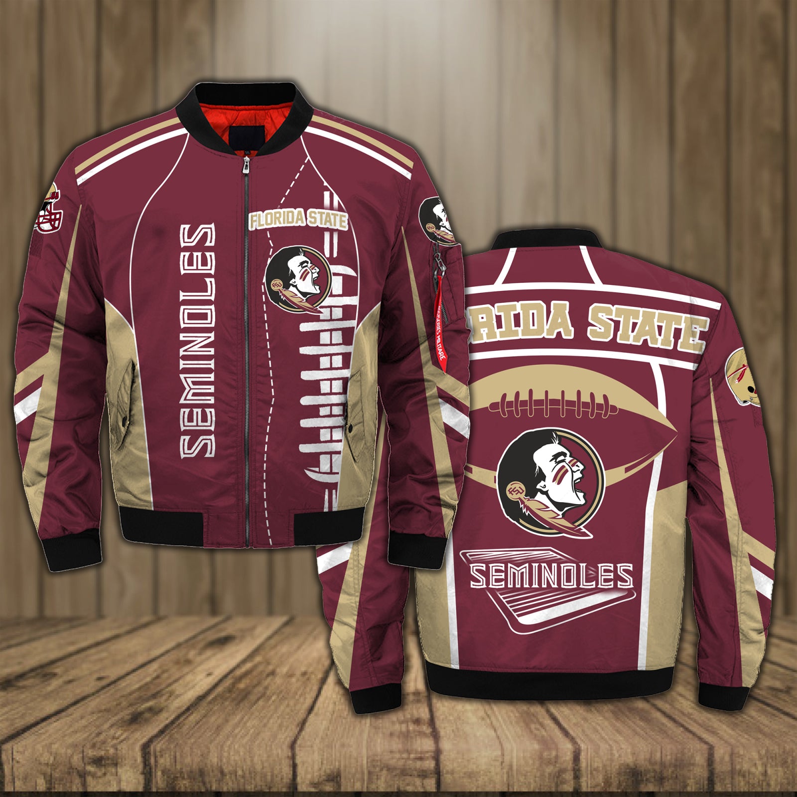 Florida State Seminoles Jacket 3D Printed - Famjoys Florida State Seminoles Jacket 3D Printed - Famjoys