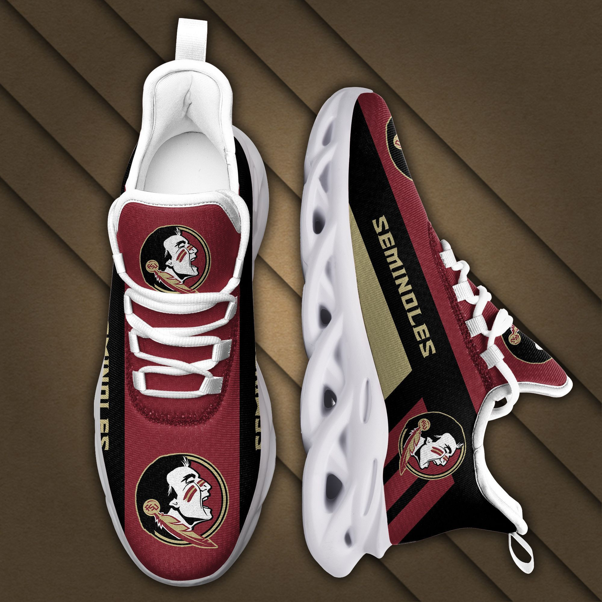 Florida State Seminoles Max Soul Sneakers Shoes - Famjoys Florida State Seminoles Max Soul Sneakers Shoes - Famjoys