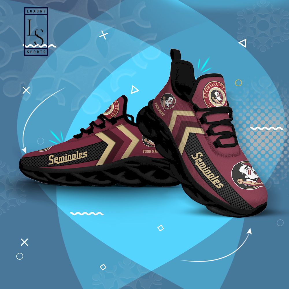 Florida State Seminoles Personalized Max Soul Shoes - Famjoys Florida State Seminoles Personalized Max Soul Shoes - Famjoys