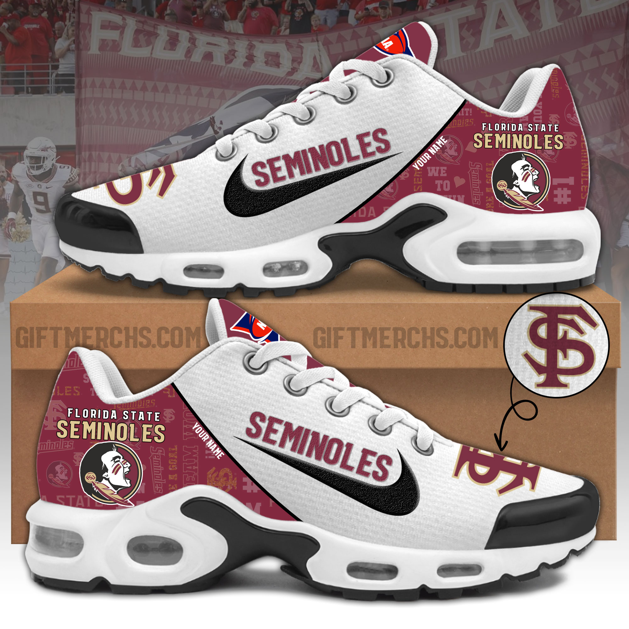 Florida State Seminoles Personalized Shoes - Famjoys Florida State Seminoles Personalized Shoes - Famjoys