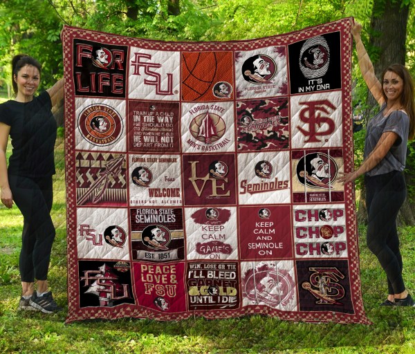 Florida State Seminoles Quilt Blanket - Famjoys Florida State Seminoles Quilt Blanket - Famjoys