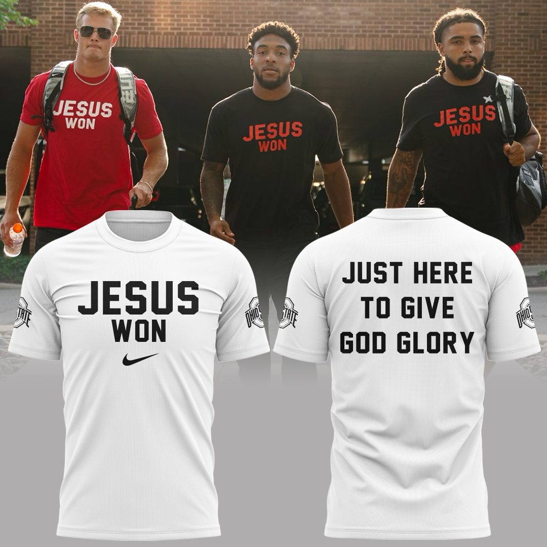 FOLLOW JESUS White TShirt 2024 - Famjoys FOLLOW JESUS White TShirt 2024 - Famjoys