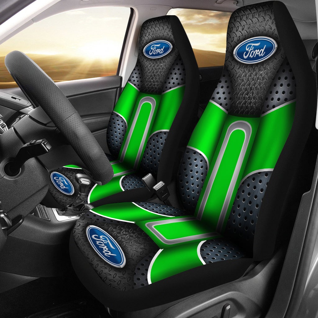 Ford 2 Front Seat Covers Green - Famjoys Ford 2 Front Seat Covers Green - Famjoys