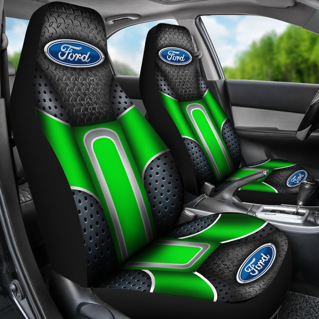 Ford 2 Front Seat Covers Green - Famjoys Ford 2 Front Seat Covers Green - Famjoys