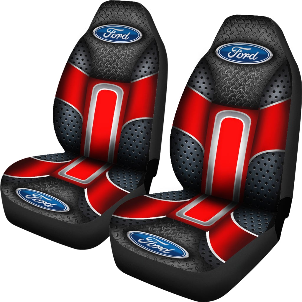 Ford 2 Front Seat Covers Red - Famjoys Ford 2 Front Seat Covers Red - Famjoys